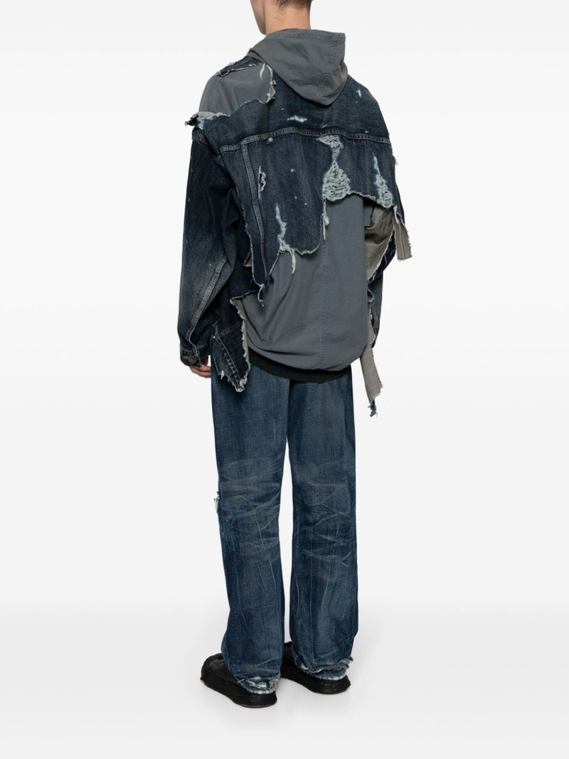 layered denim hooded jacket 4