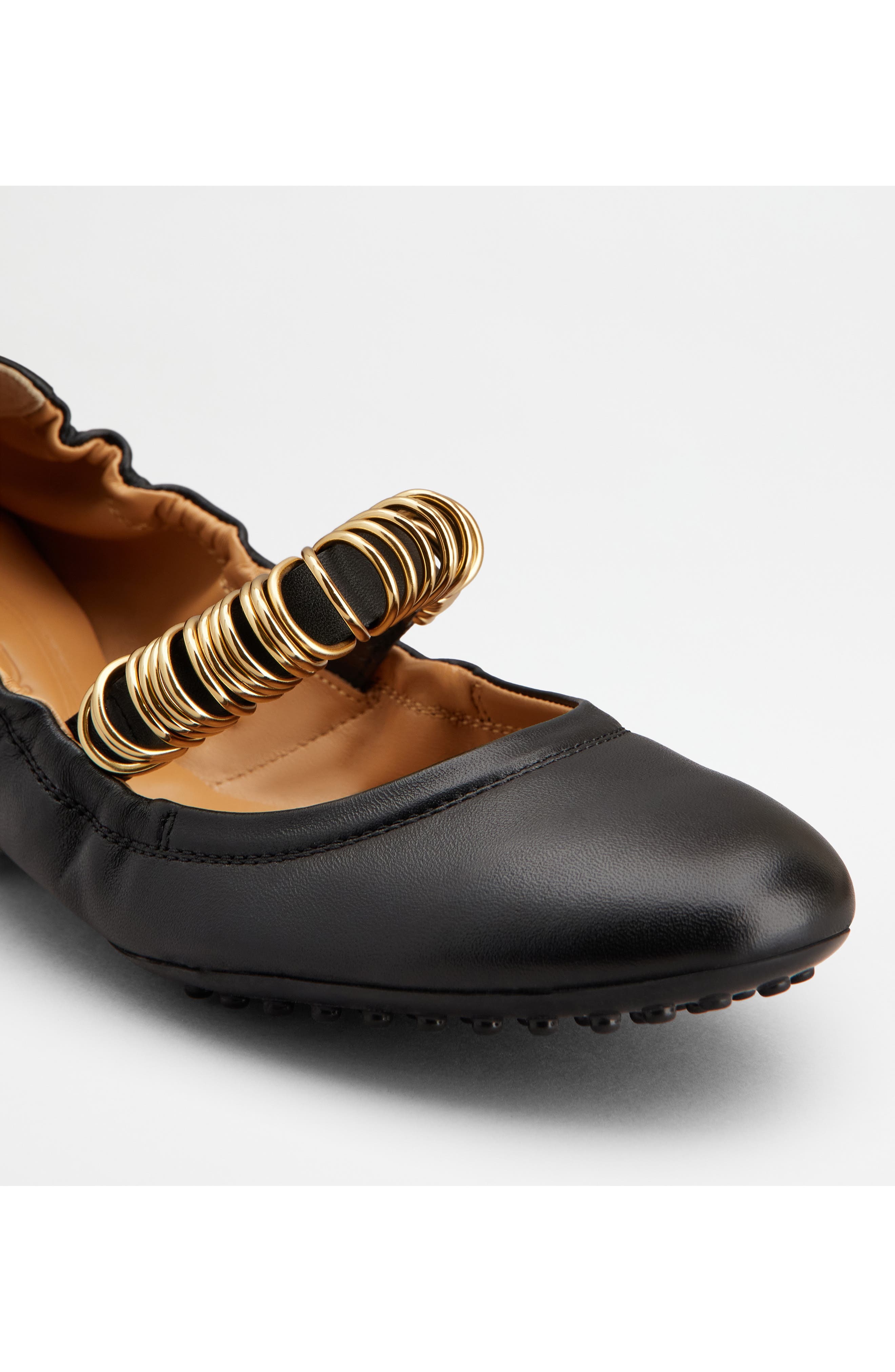 Tod's Ring Mary Jane Flat in Nero at Nordstrom - 3
