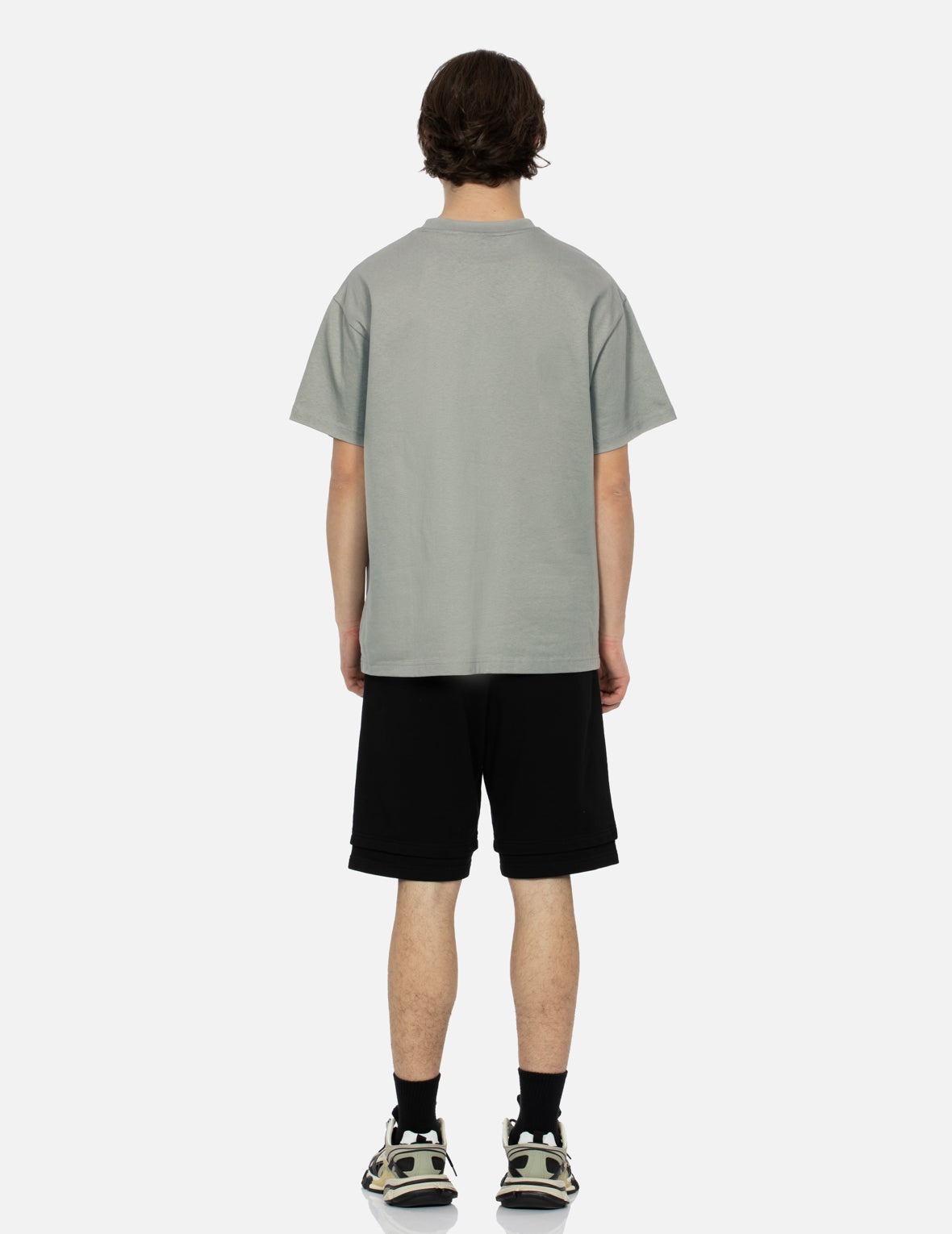 Seagull and Graffiti Logo Print Relax Fit T-Shirt - 6