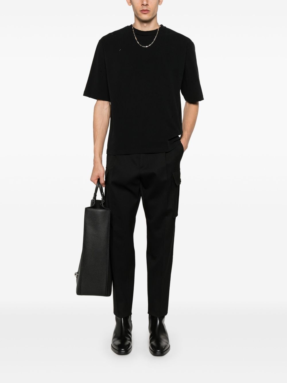 tapered cargo trousers - 2