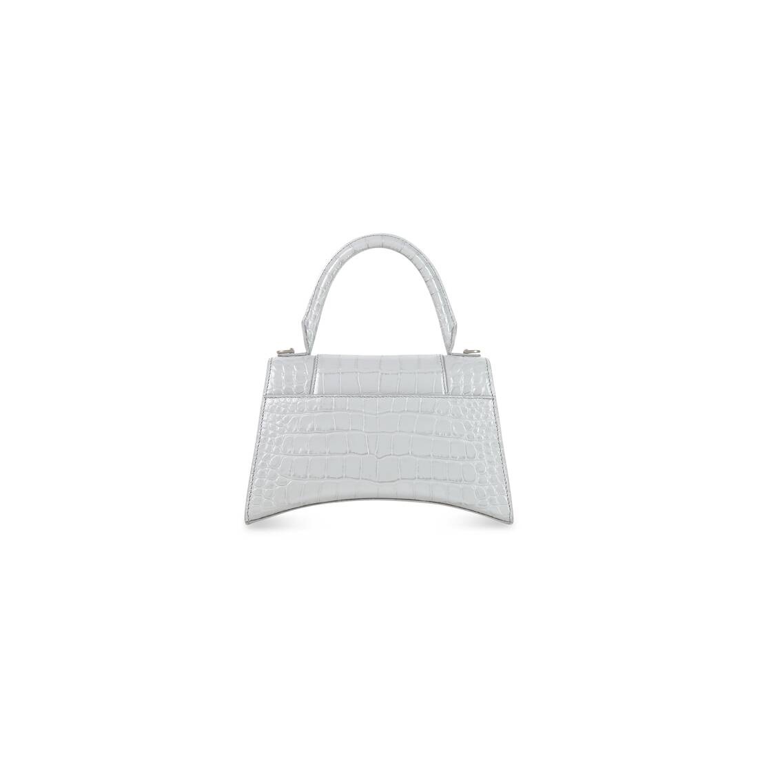 hourglass small handbag crocodile embossed