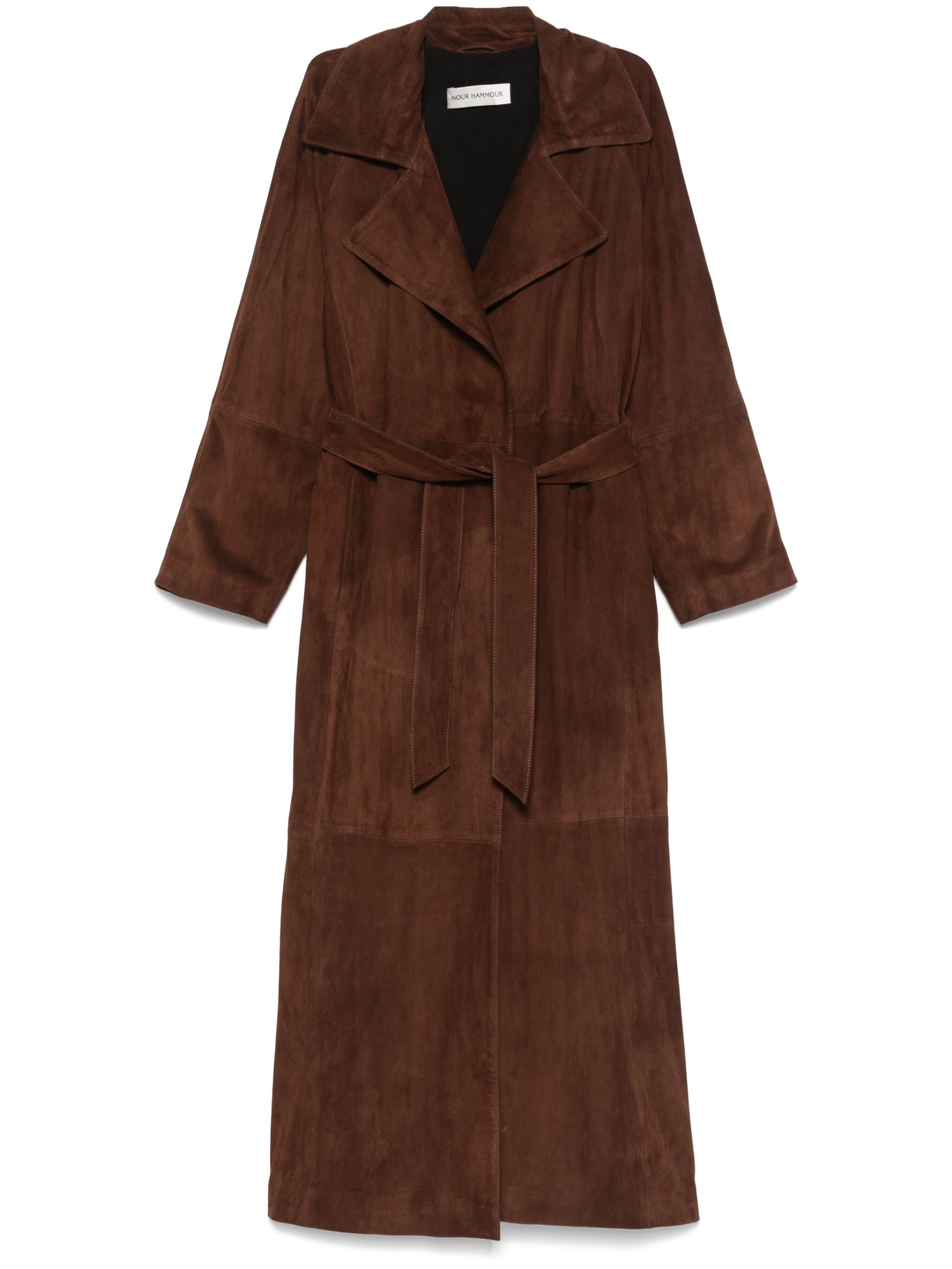 Belted Trench Coat - 1