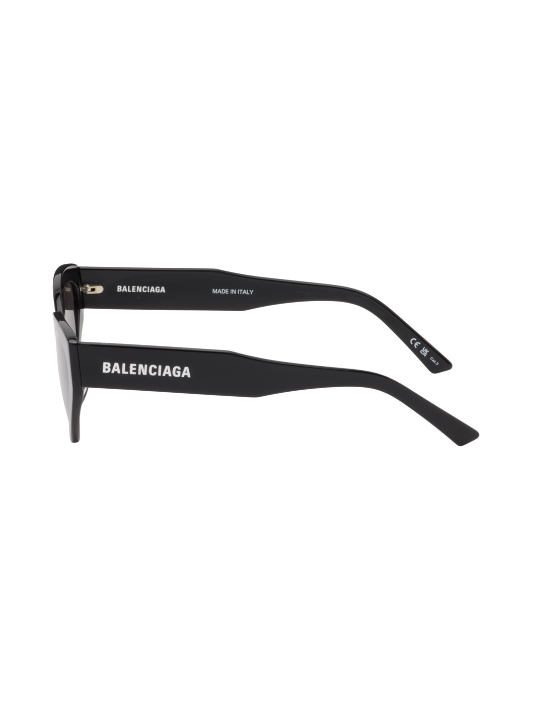 Black Cat-Eye Sunglasses - 3