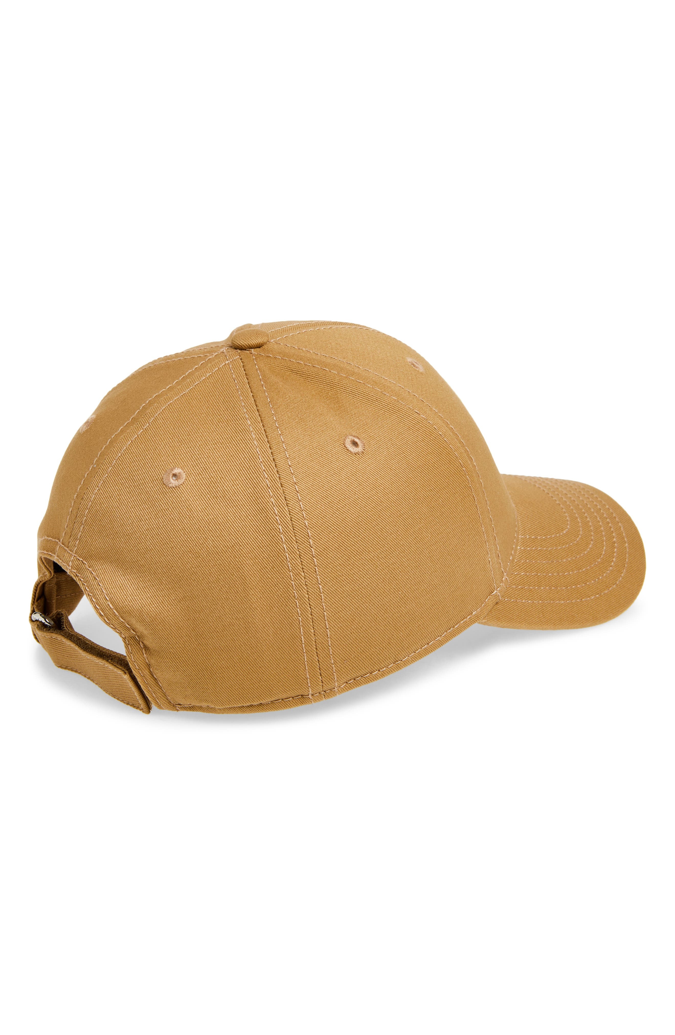 Moncler Logo Patch Baseball Cap in Beige at Nordstrom - 2