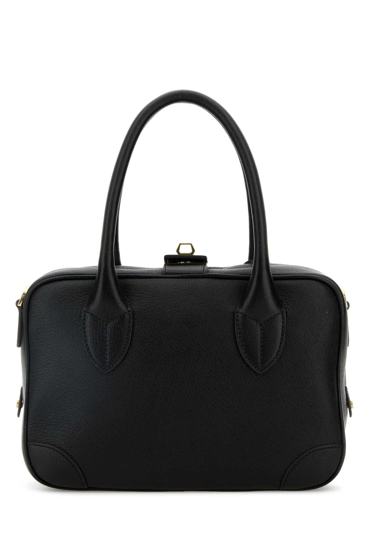 Golden Goose Deluxe Brand Women Black Leather Vita Handbag - 3
