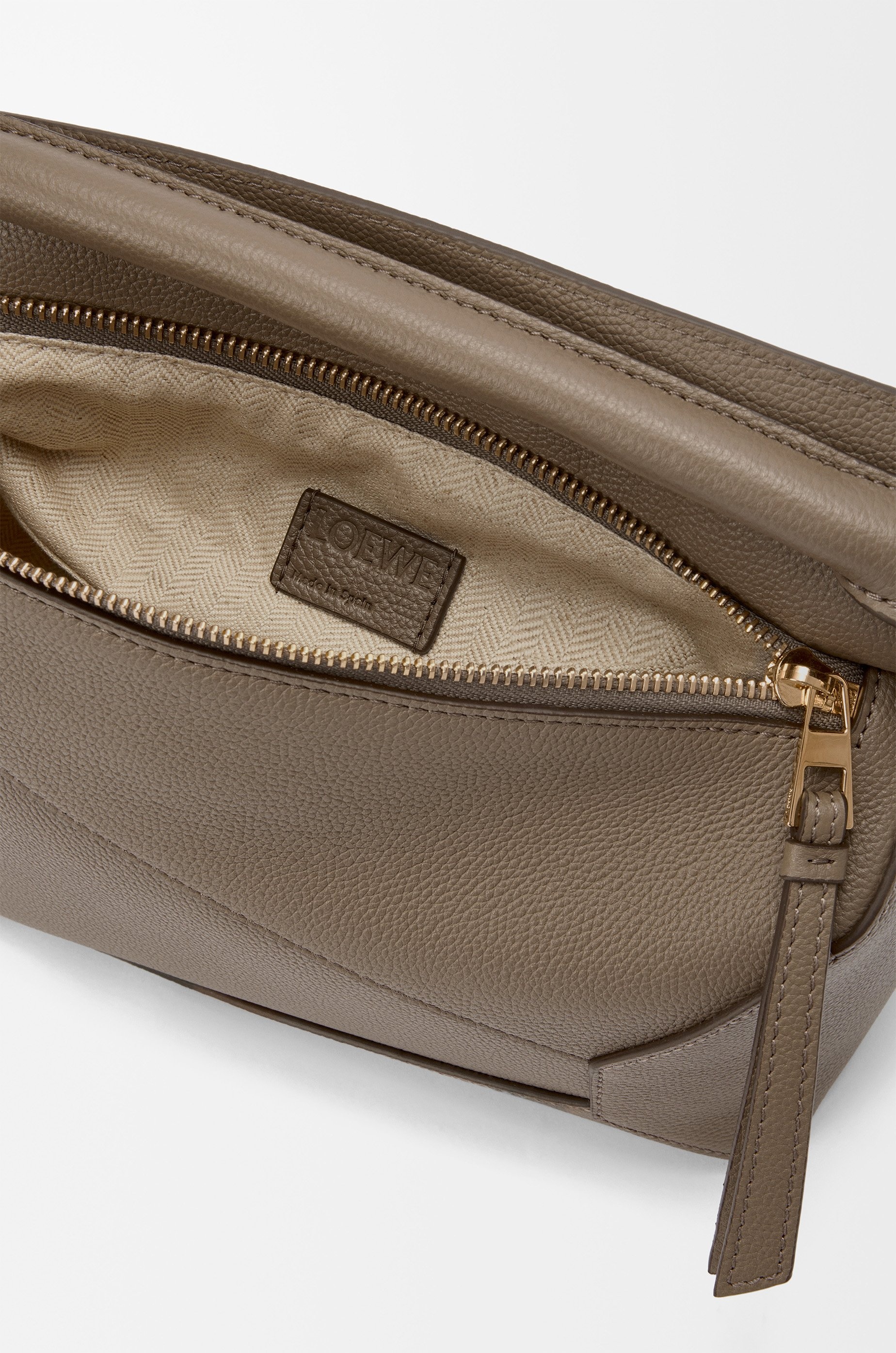 Small Puzzle Edge bag in soft grained calfskin - 9