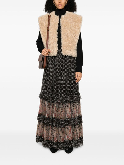 Etro mix-print tiered maxi skirt outlook