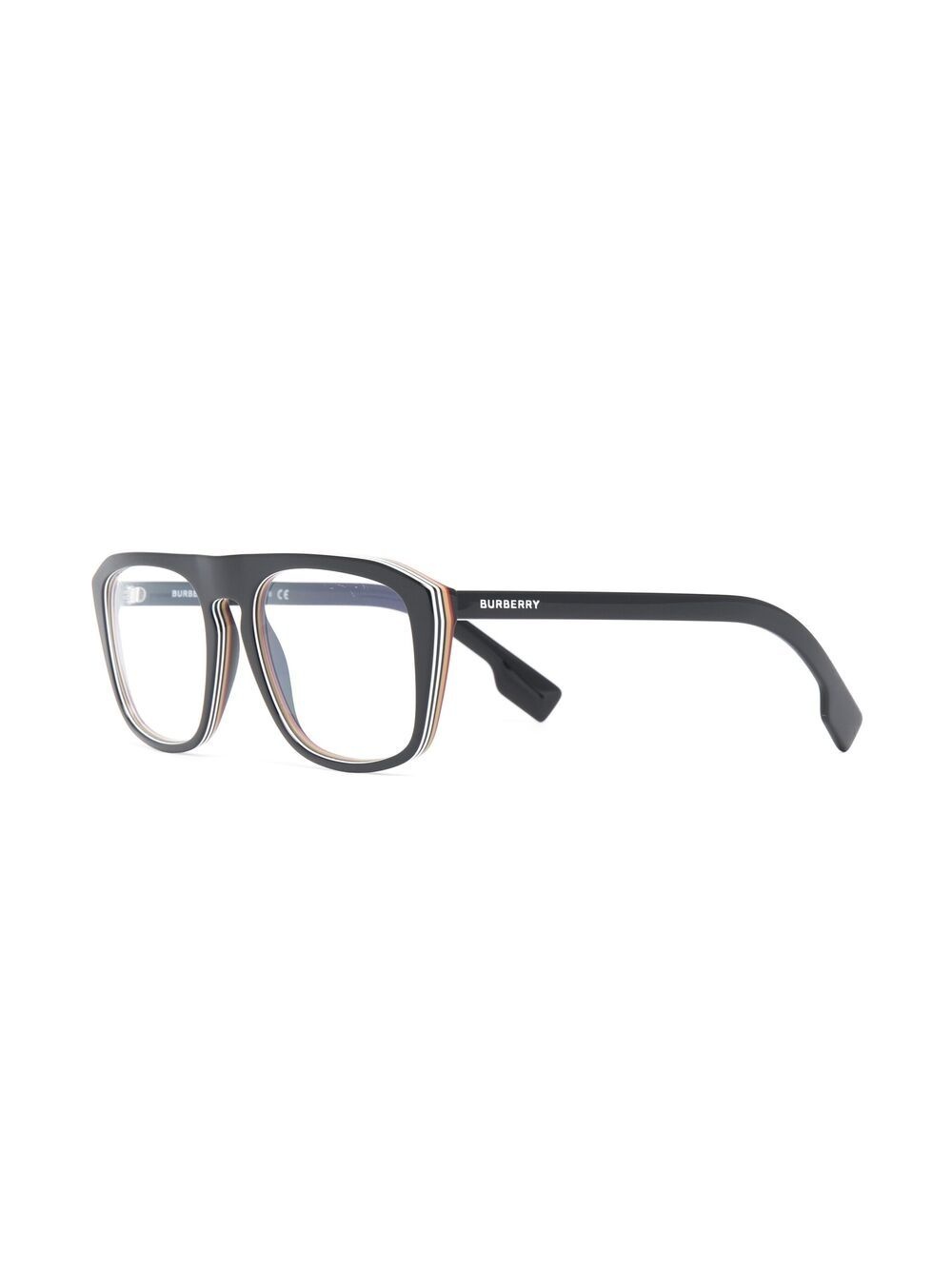 layer-detail aviator-frame glasses - 2