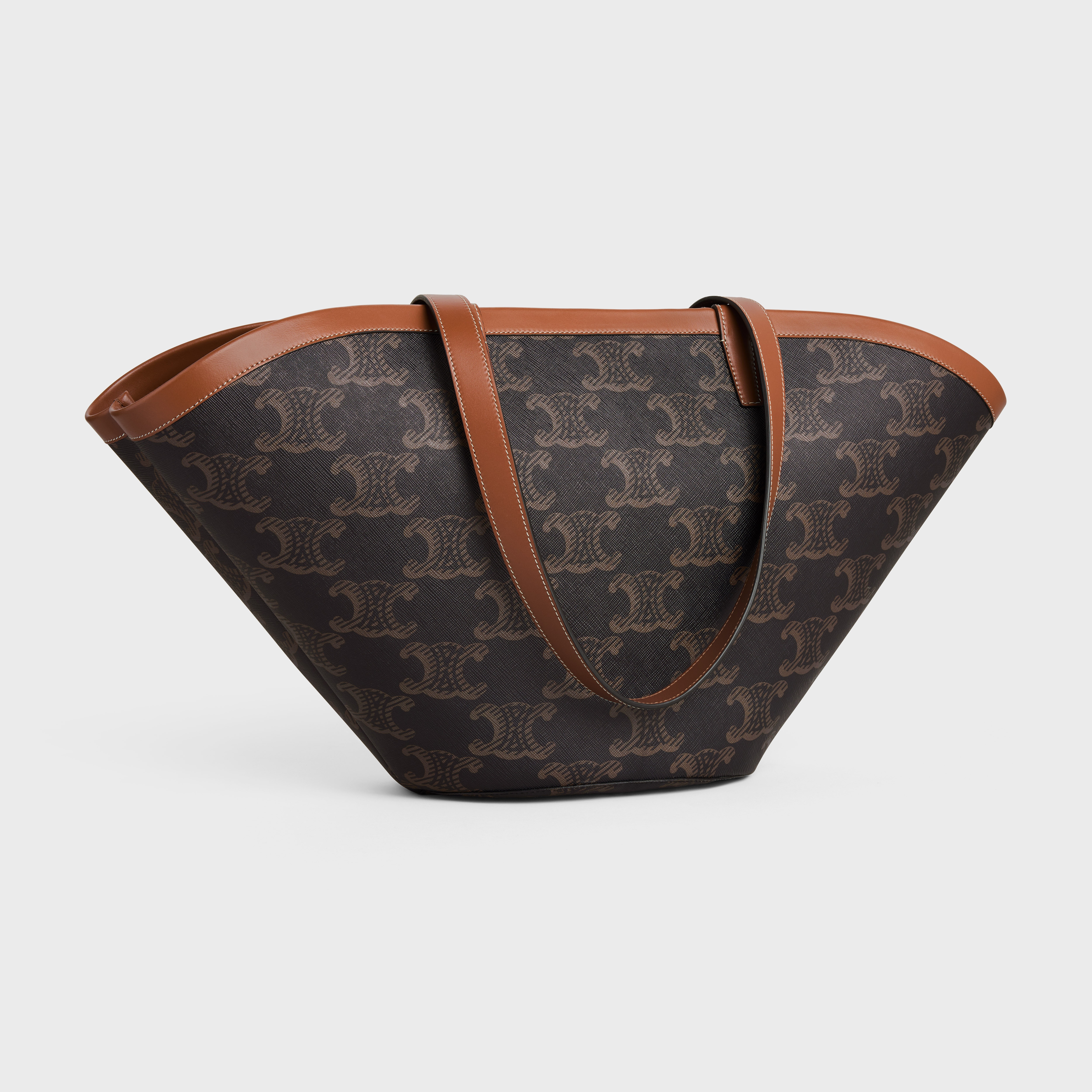 Medium Couffin Bag in Triomphe Canvas XL and Calfskin - 2