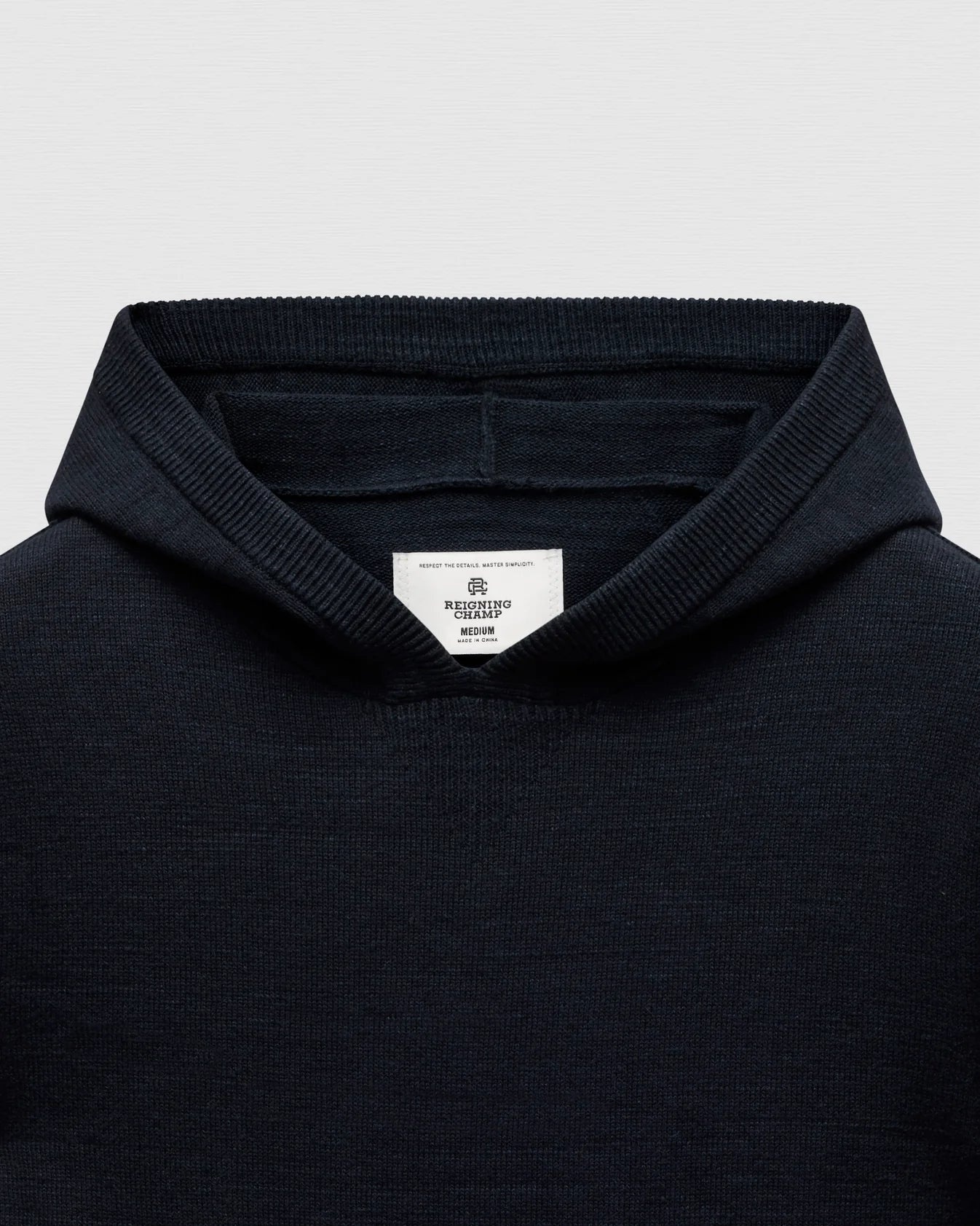 Cotton Slub Laurel Hoodie Navy - 2
