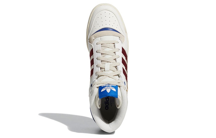 adidas Originals Forum Exhibit Mid 2 'White Collegiate Burgundy' GX4120 - 5