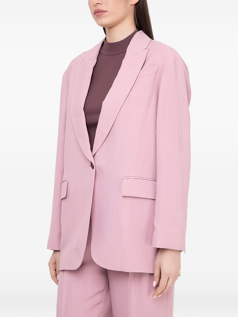 single-button long-sleeve blazer 3