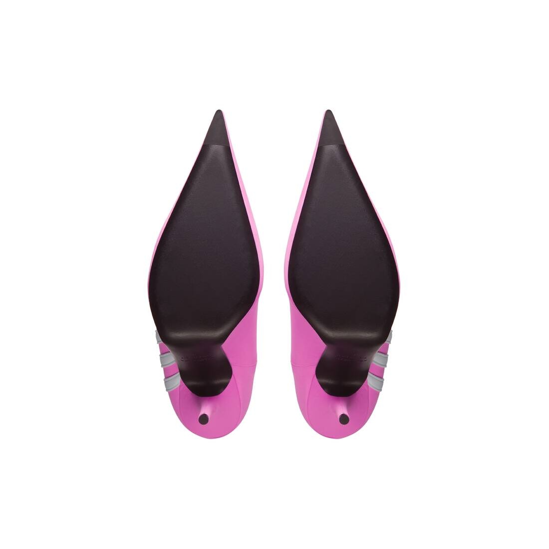 Women's Balenciaga / Adidas Knife 110mm Bootie in Neon Pink - 7