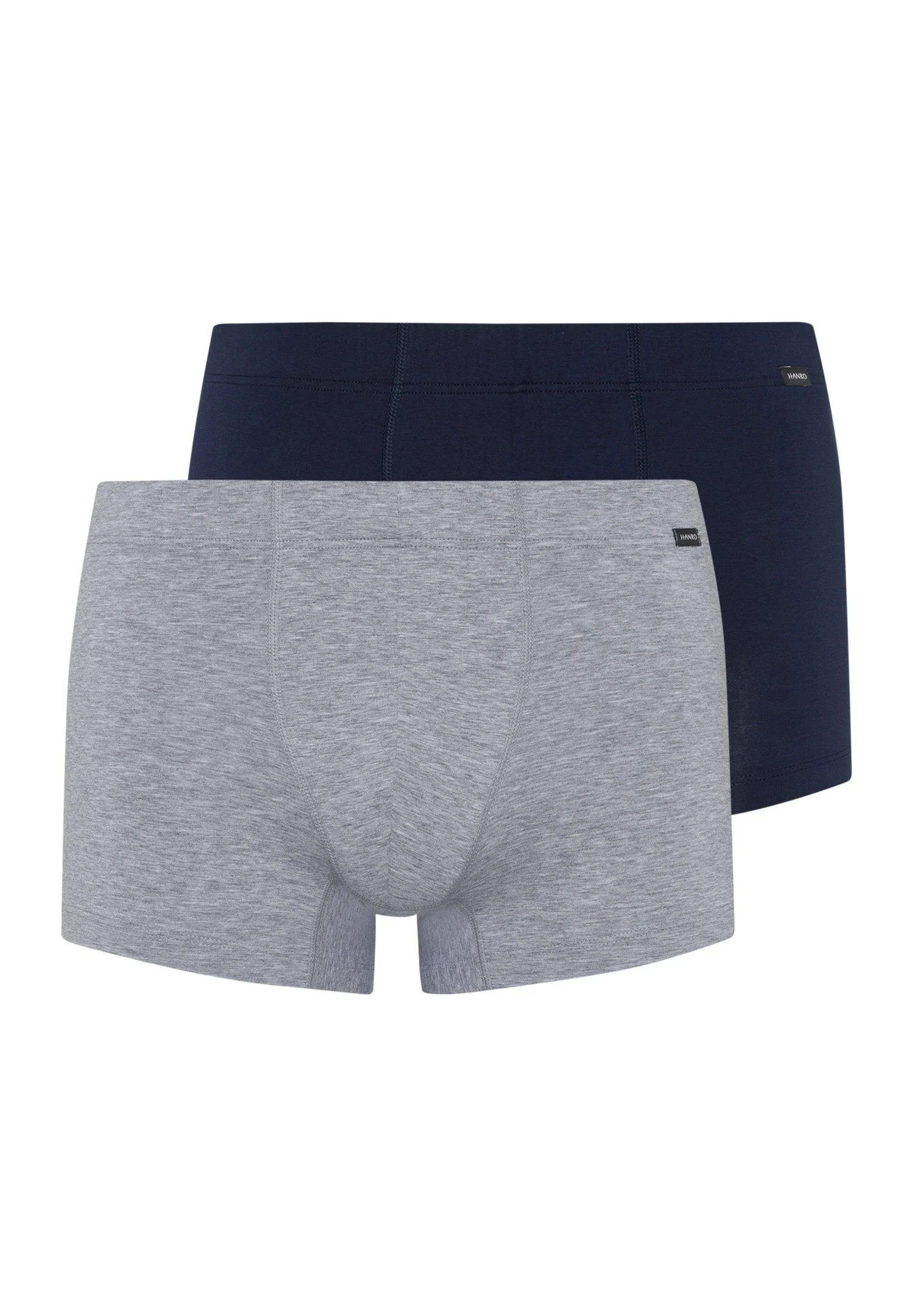 Cotton Essentials 2-Pack Cotton Boxer Briefs With Covered Waistband - 1