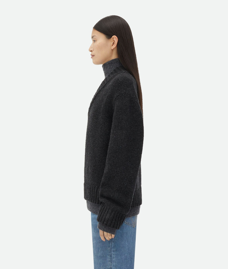 Bottega Veneta Double Layer Effect Wool Sweater outlook