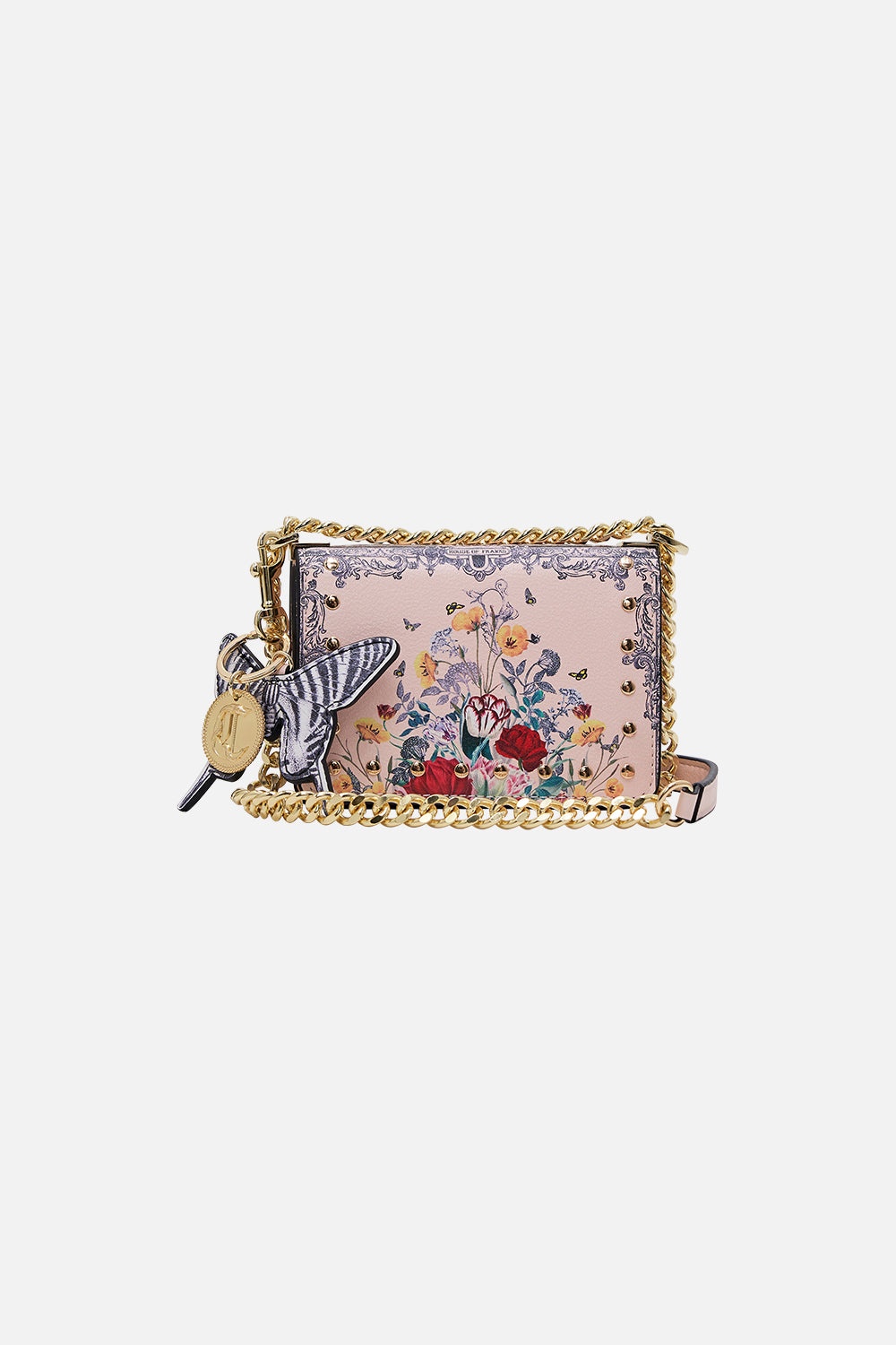 MINI CROSSBODY BOX BAG WITH CHAIN - 4