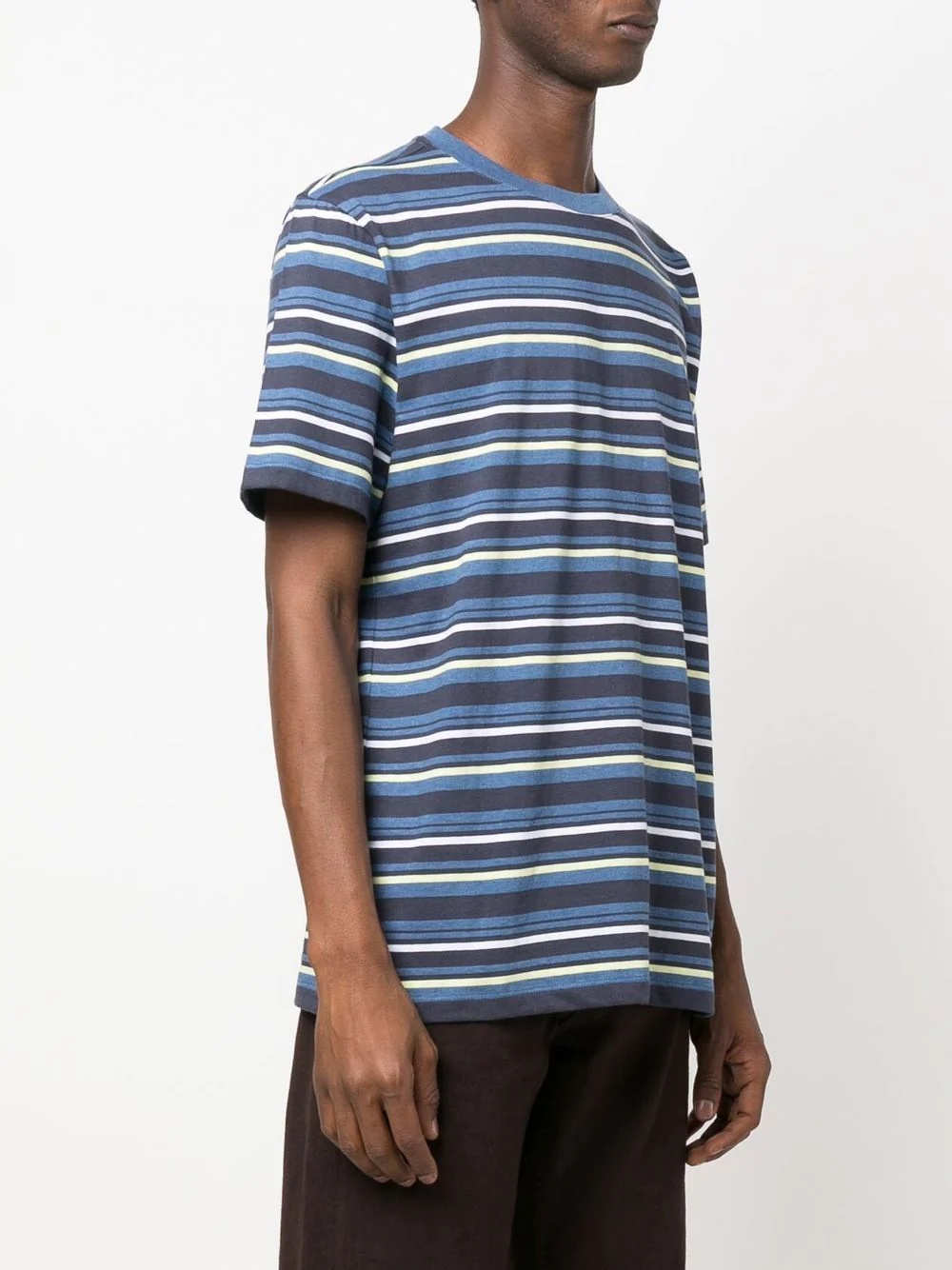 striped short-sleeve T-shirt - 3