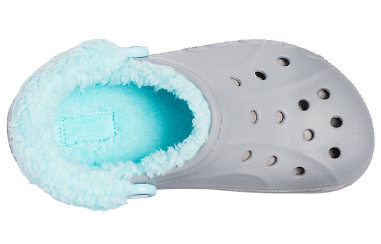 Crocs Classic clog Stay Warm Fleece Lined Shoe Unisex Gray Blue 206633-0IG - 5