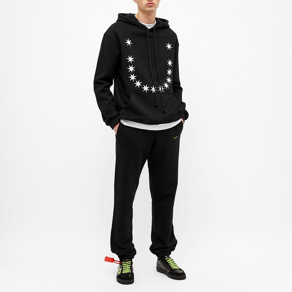 424 Embroidered Stars Hoody - 5