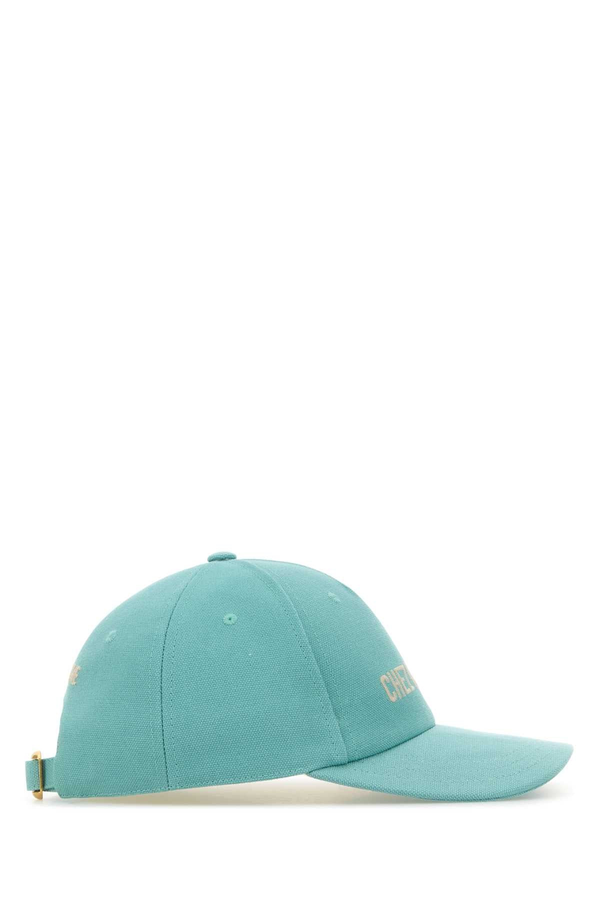Valentino Garavani Men Light Blue Cotton Baseball Cap - 2