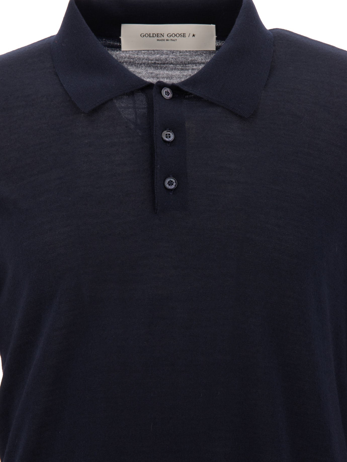 Golden Goose Wool Long-sleeved Polo Shirt - 3