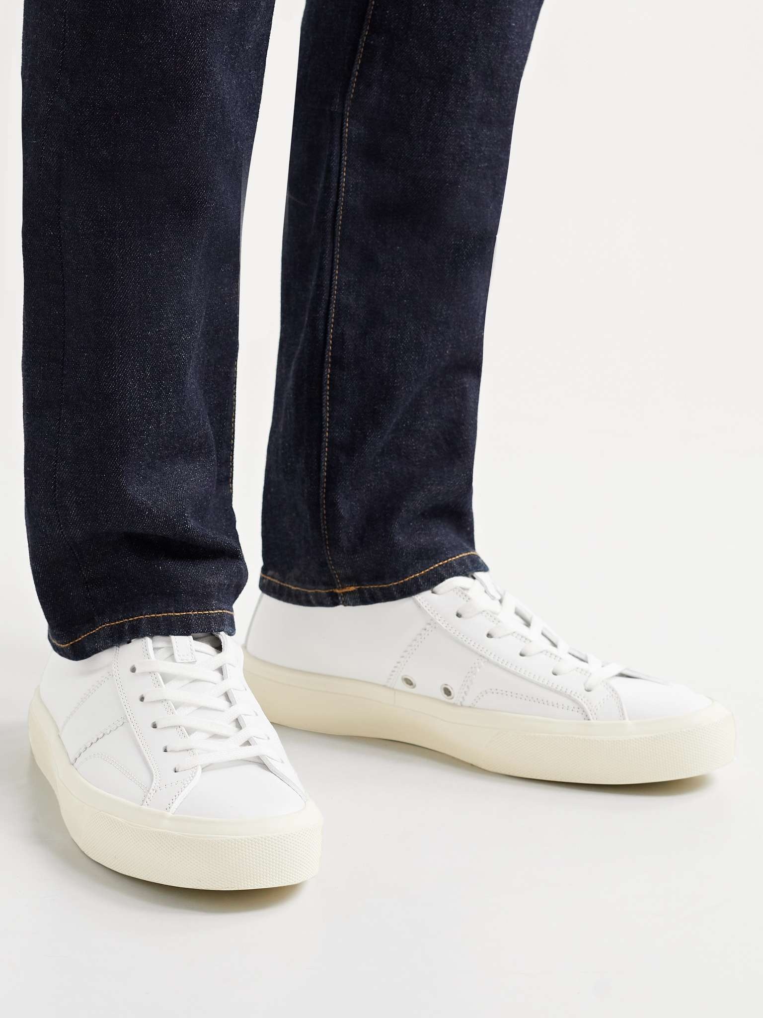 Cambridge Leather High-Top Sneakers - 2