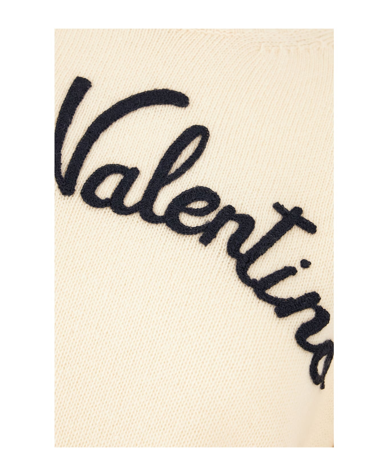 Cream Wool Sweater - 3