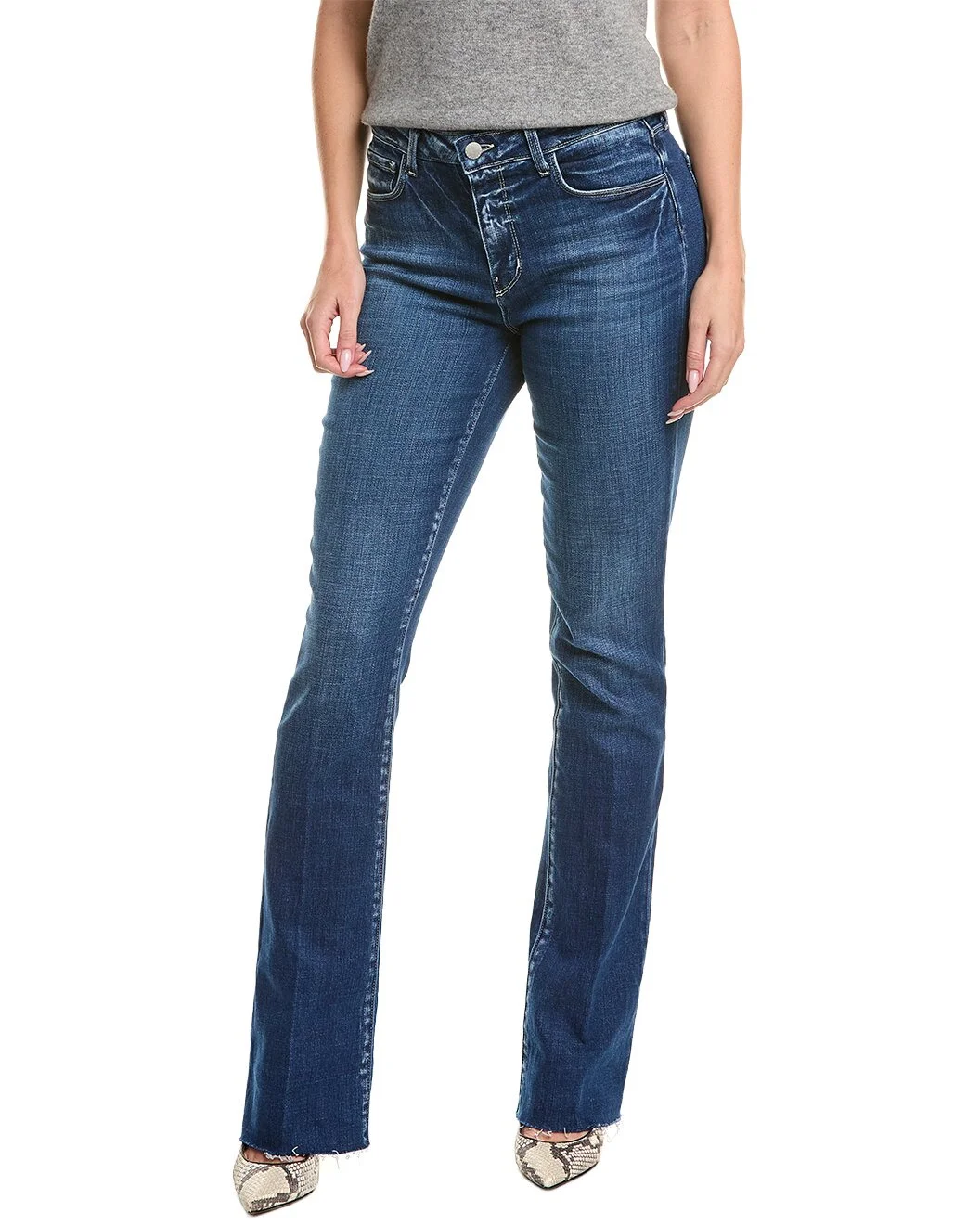 L’AGENCE Ruth High-Rise Straight Jean - 1