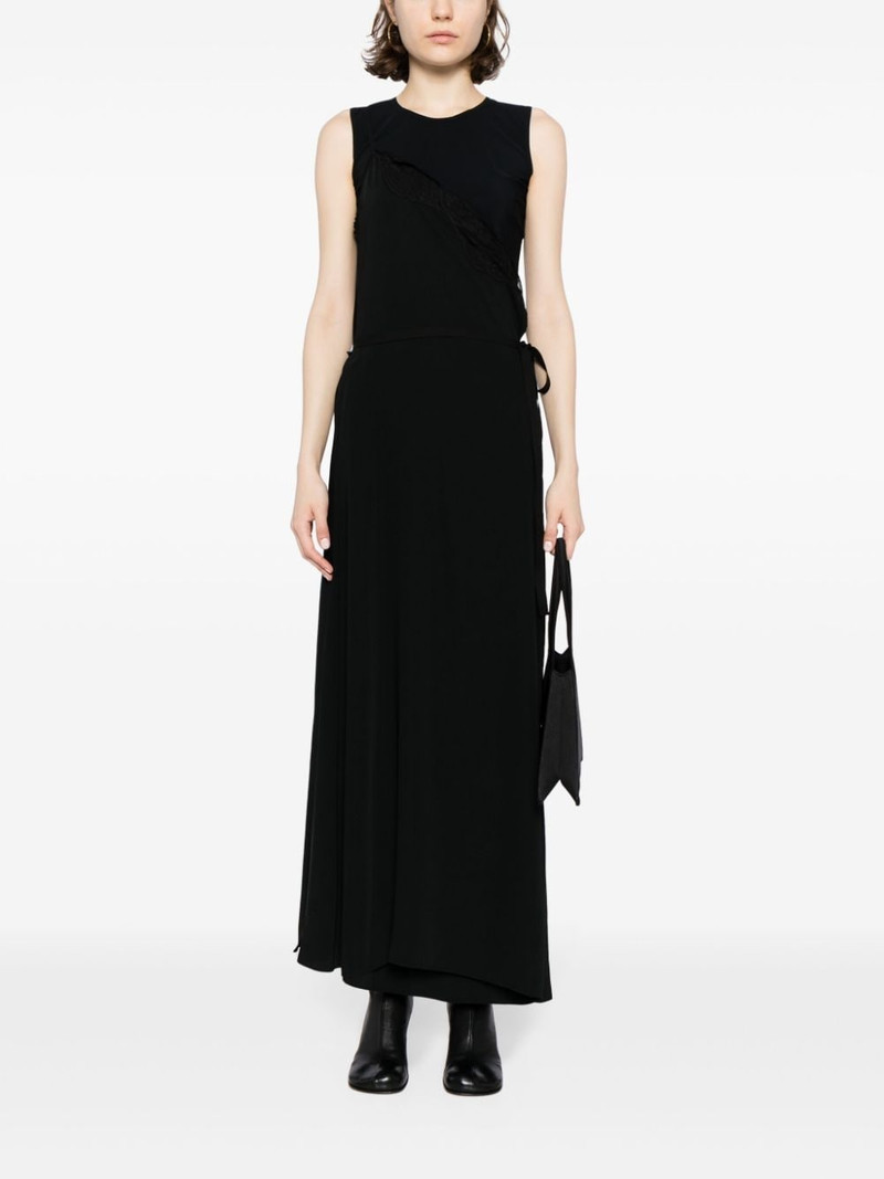 MM6 Maison Margiela lace-detail maxi dress outlook