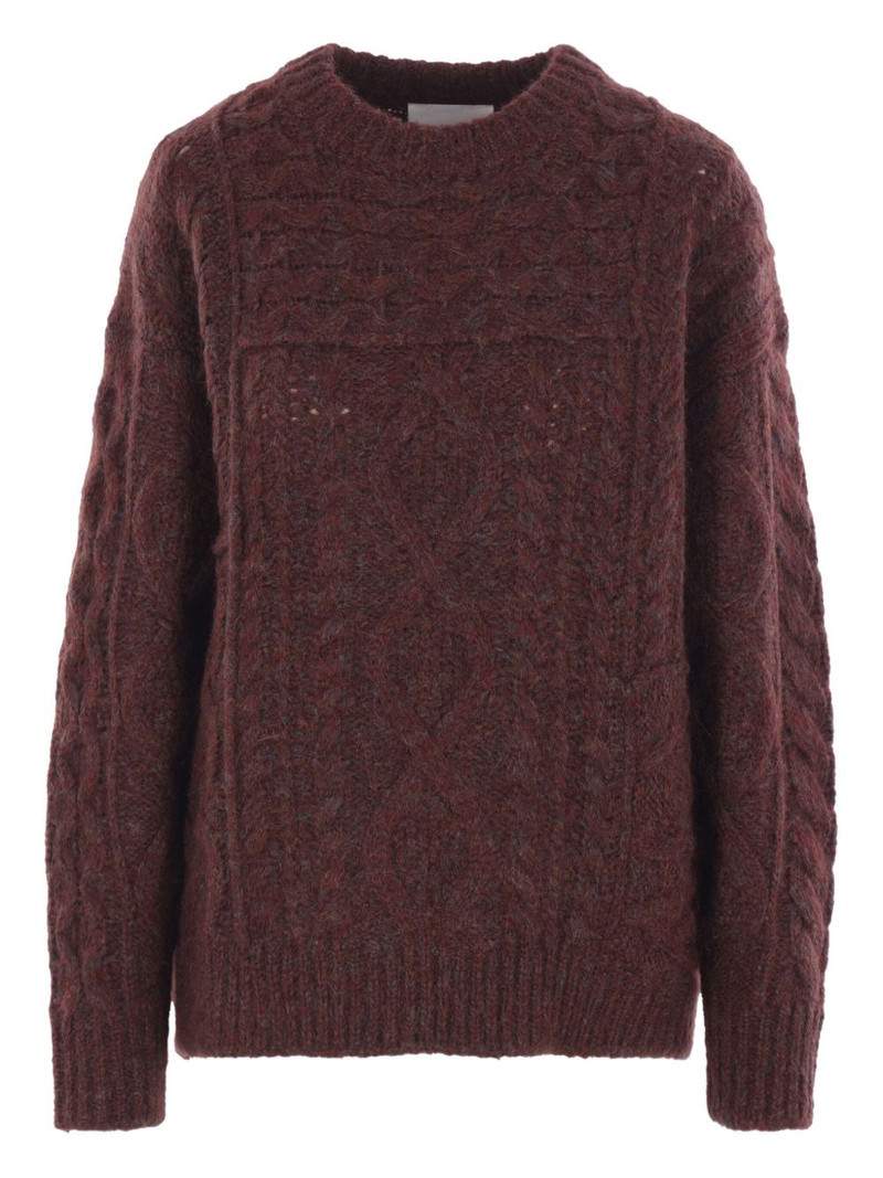 cable-knit wool sweater 1