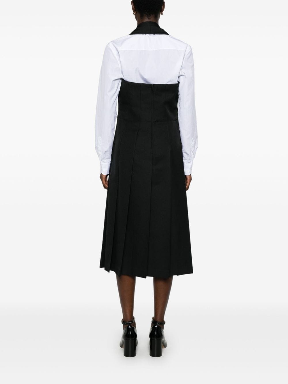 pleated midi dress - 4
