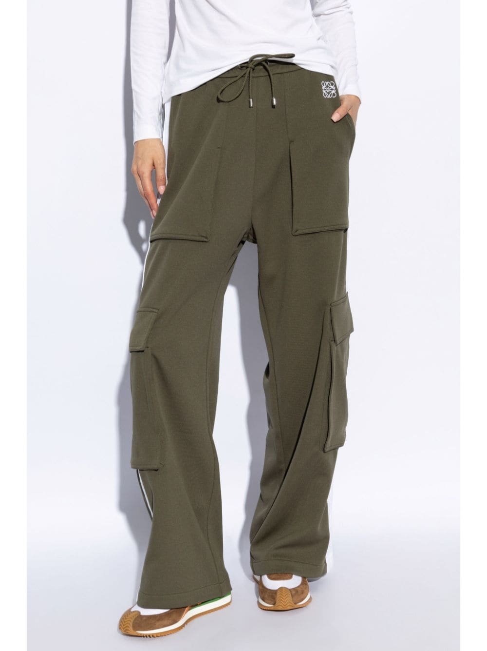technical-jersey cargo trousers - 3