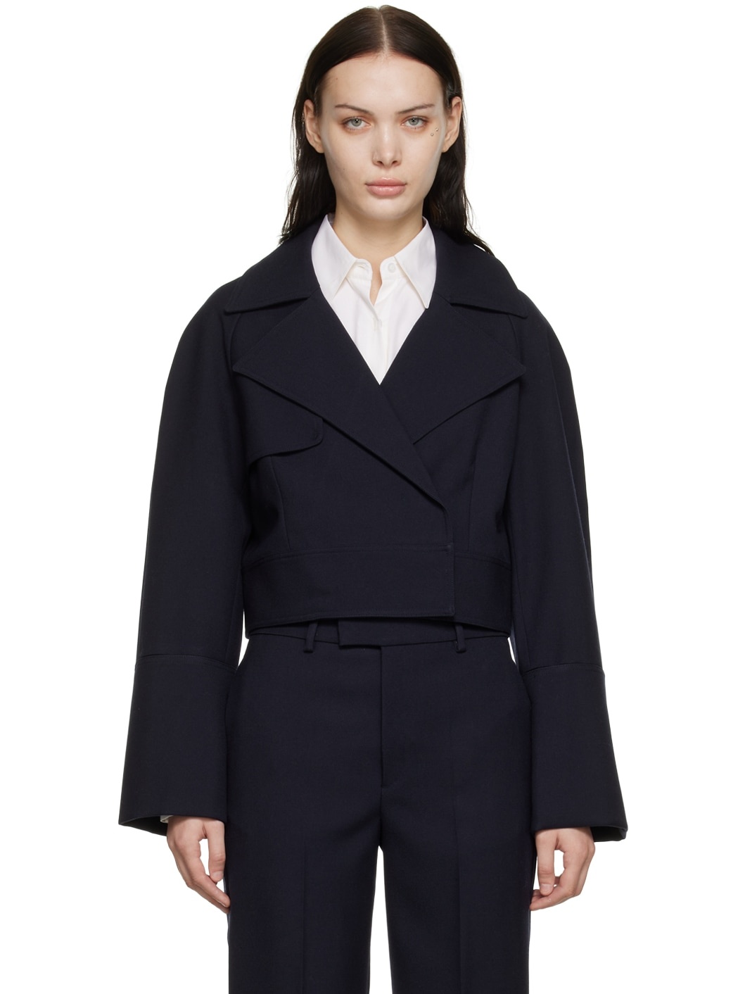 Navy Indoor Jacket - 1