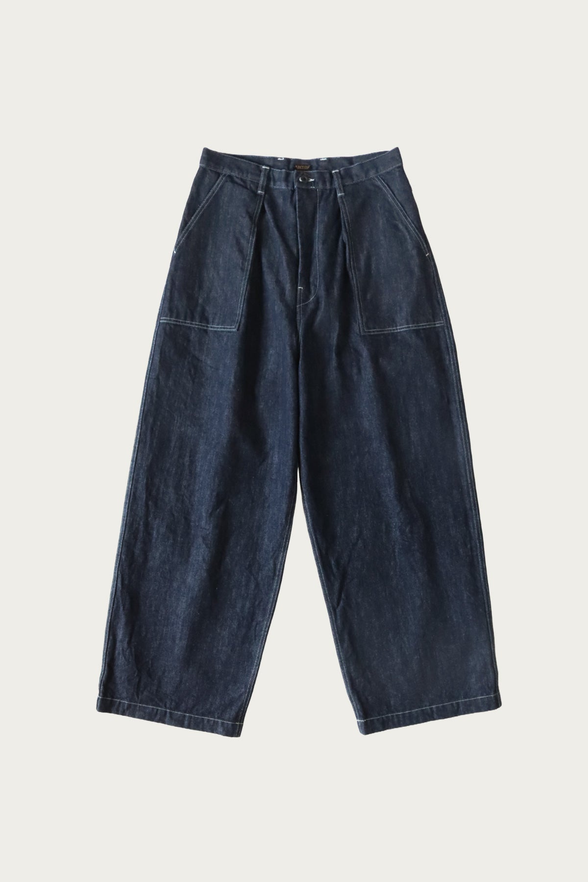 14oz Denim FATIGUE Baggy Pants - Indigo - 1