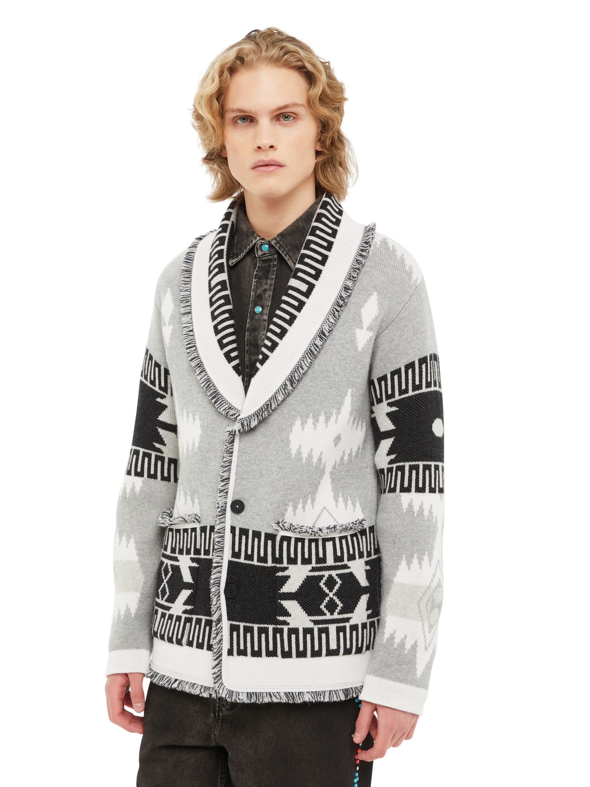 Icon Jacquard Cardigan - 7
