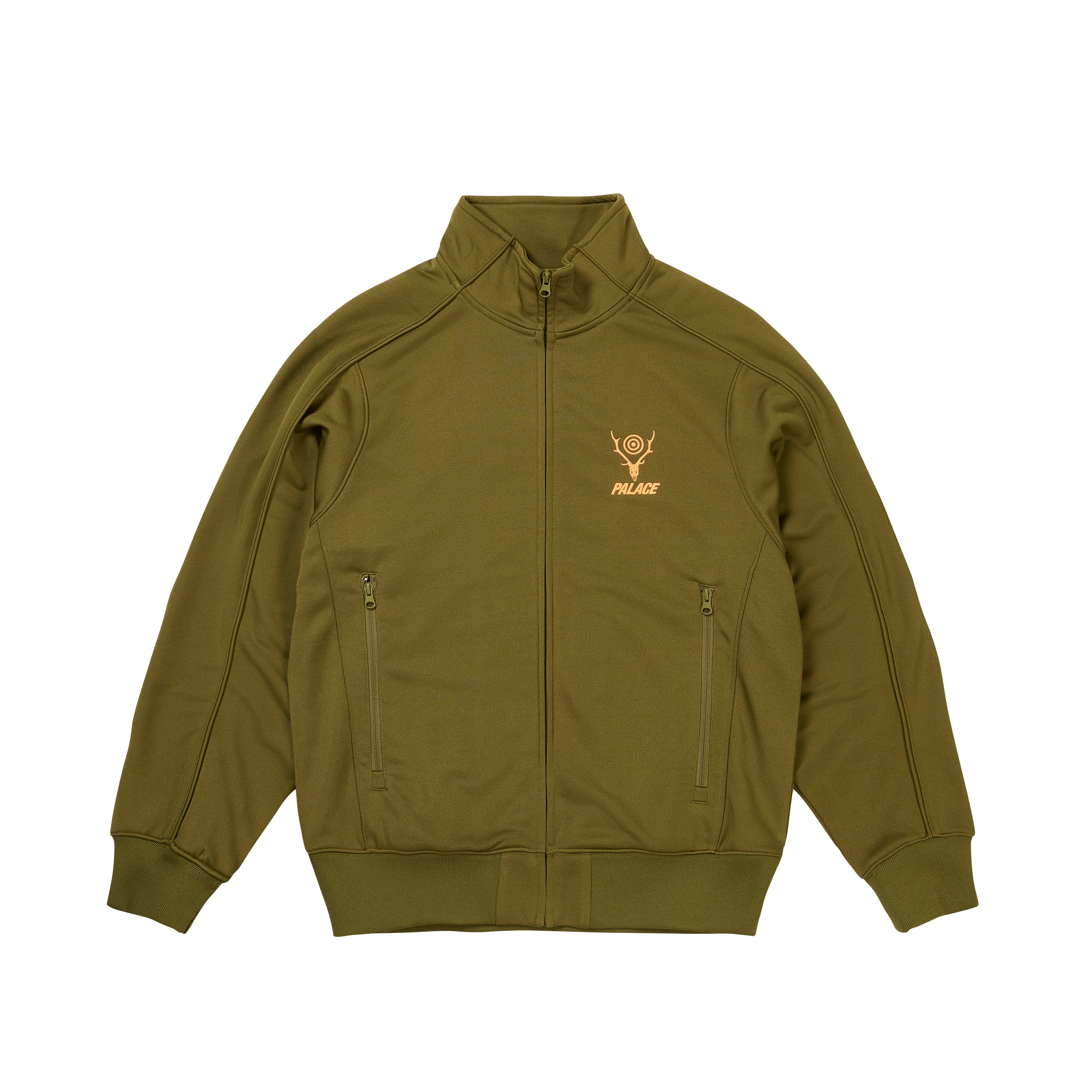 PALACE SOUTH2 WEST8 TRACK JACKET OLIVE - 1