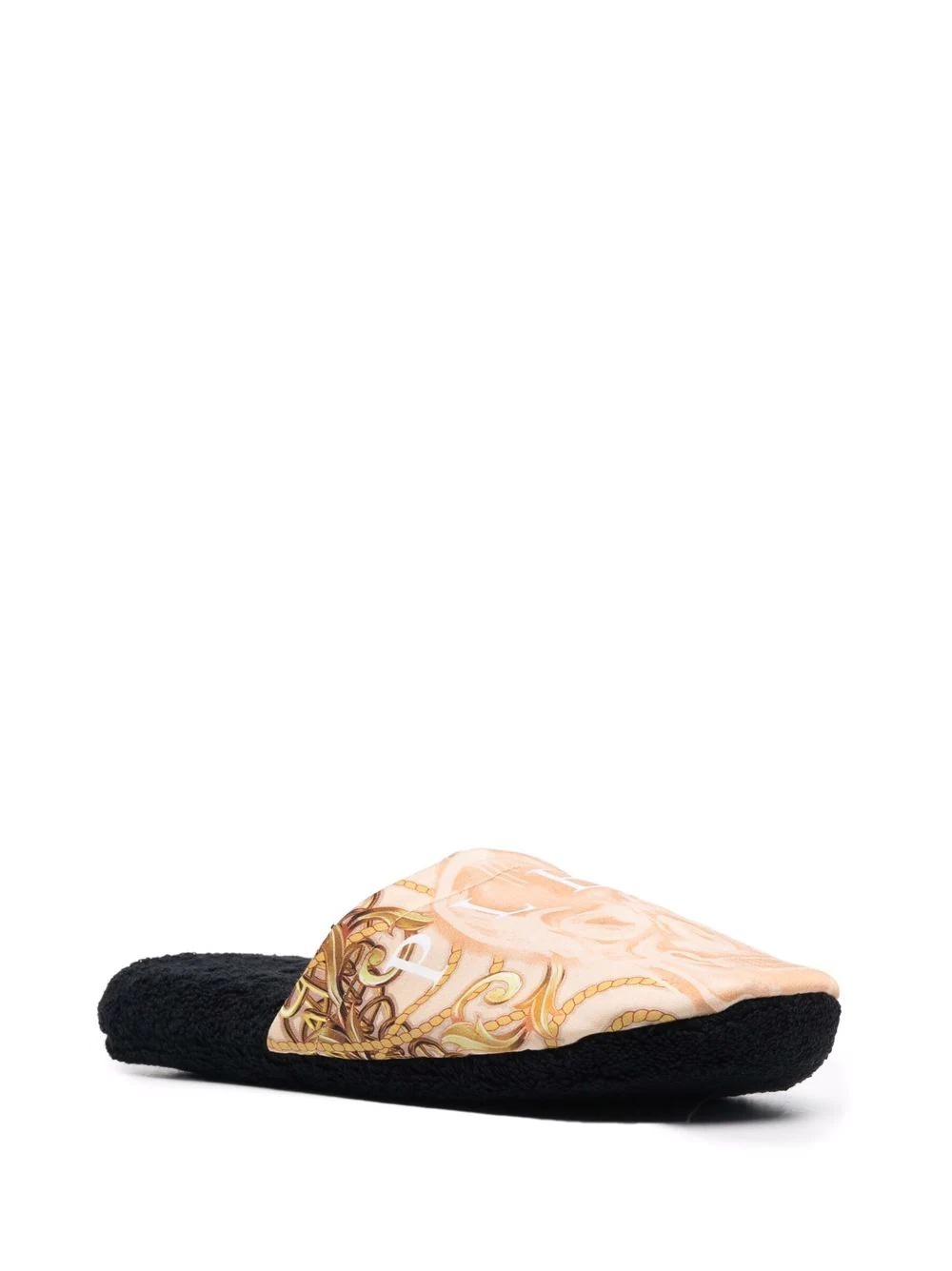 baroque-print house slippers - 2