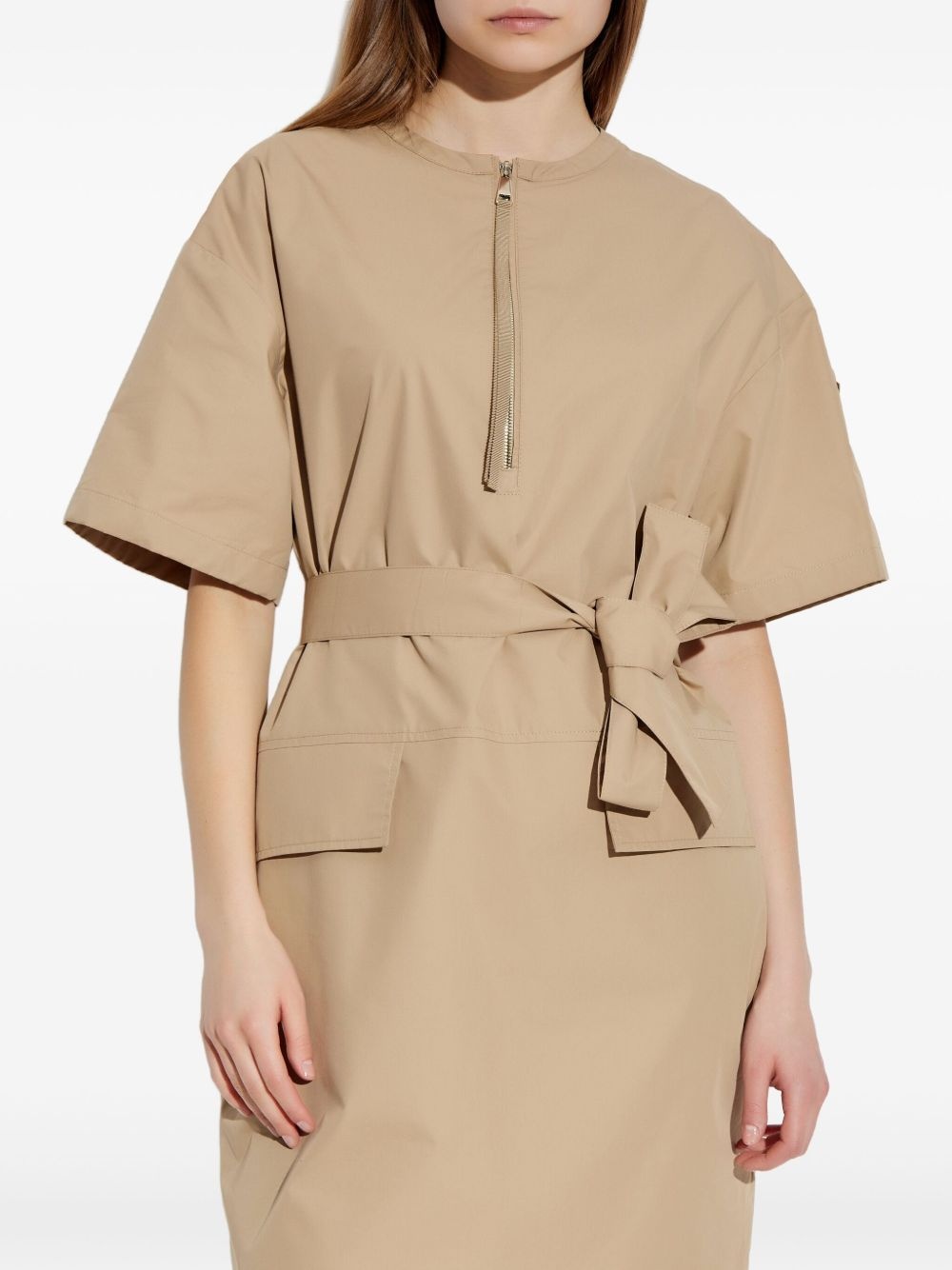 belted midi dress - 3