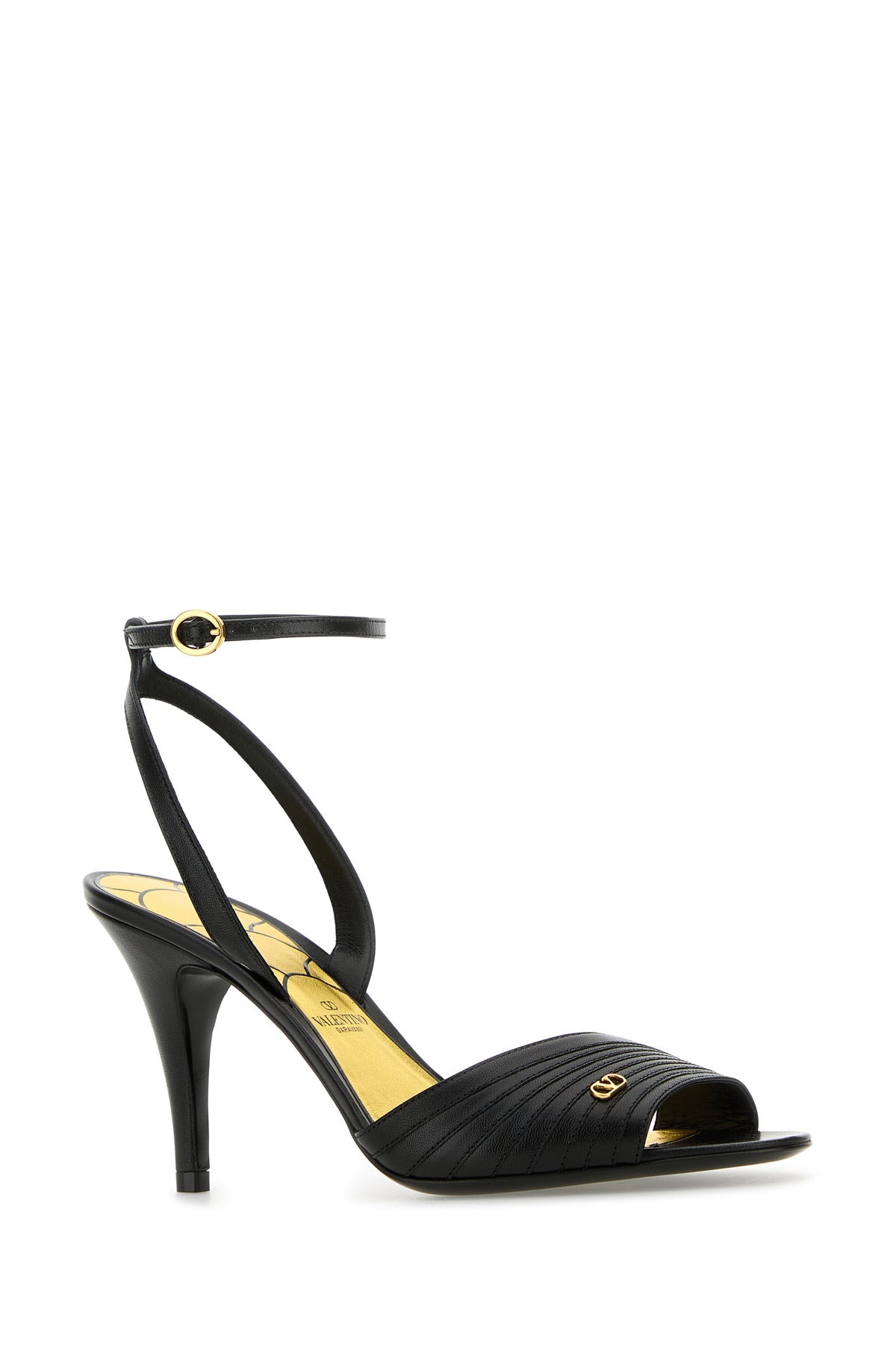 Black leather Ladycrush sandals - 2