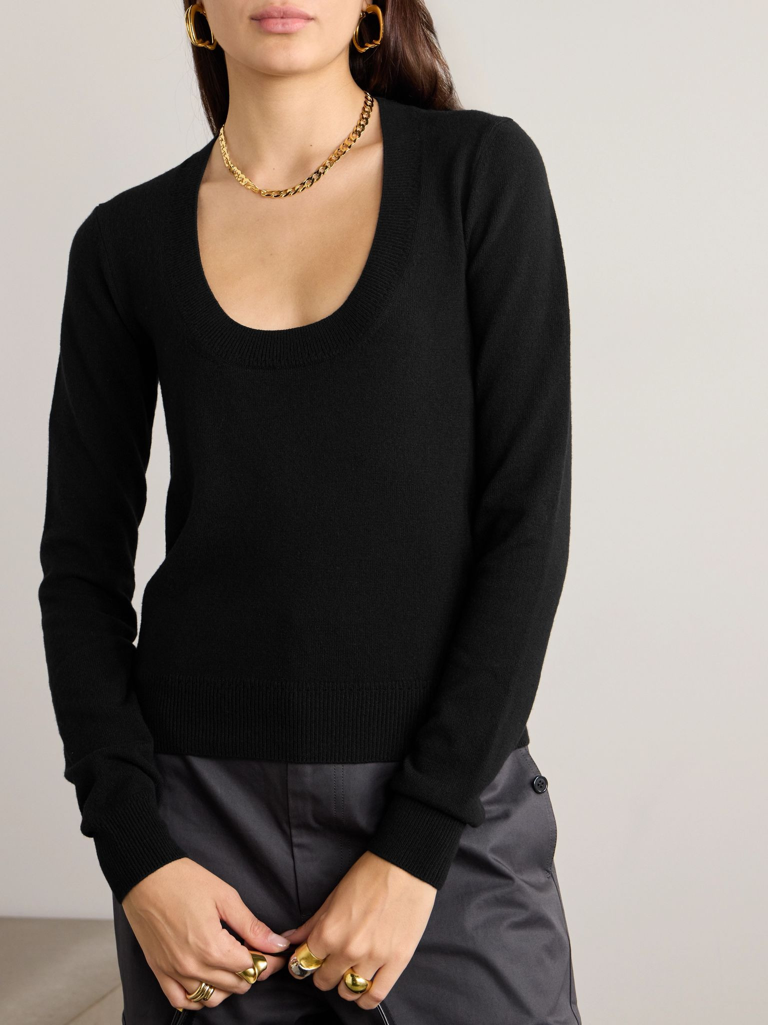 Wool sweater Black - 3