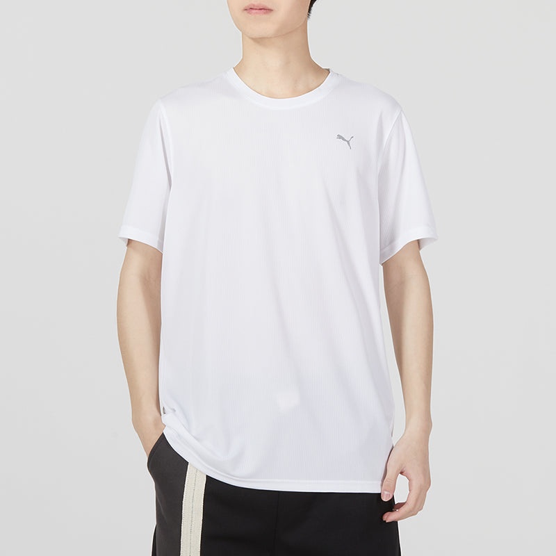 PUMA Training Logo T-Shirt 'White' 520759-02 - 3