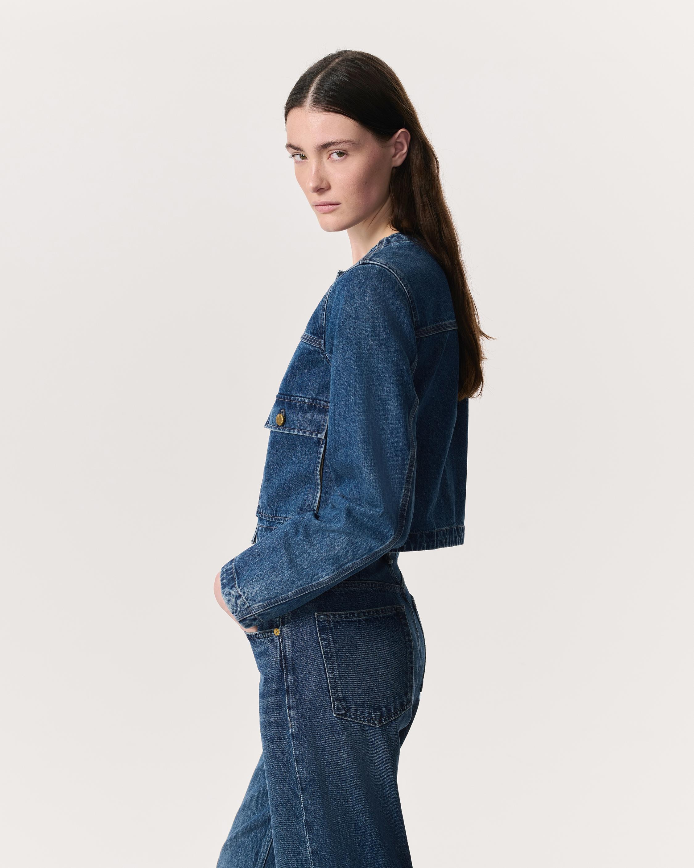 Drew Denim Jacket
Lightweight Rigid Denim - 3