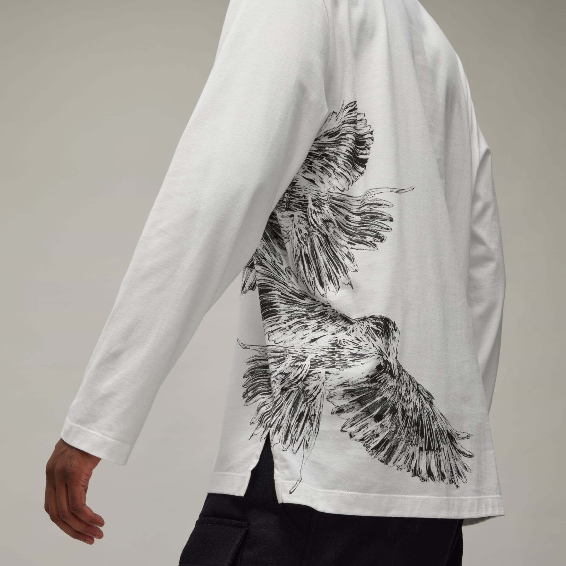 Y-3 Graphic Long Sleeve Tee - 8