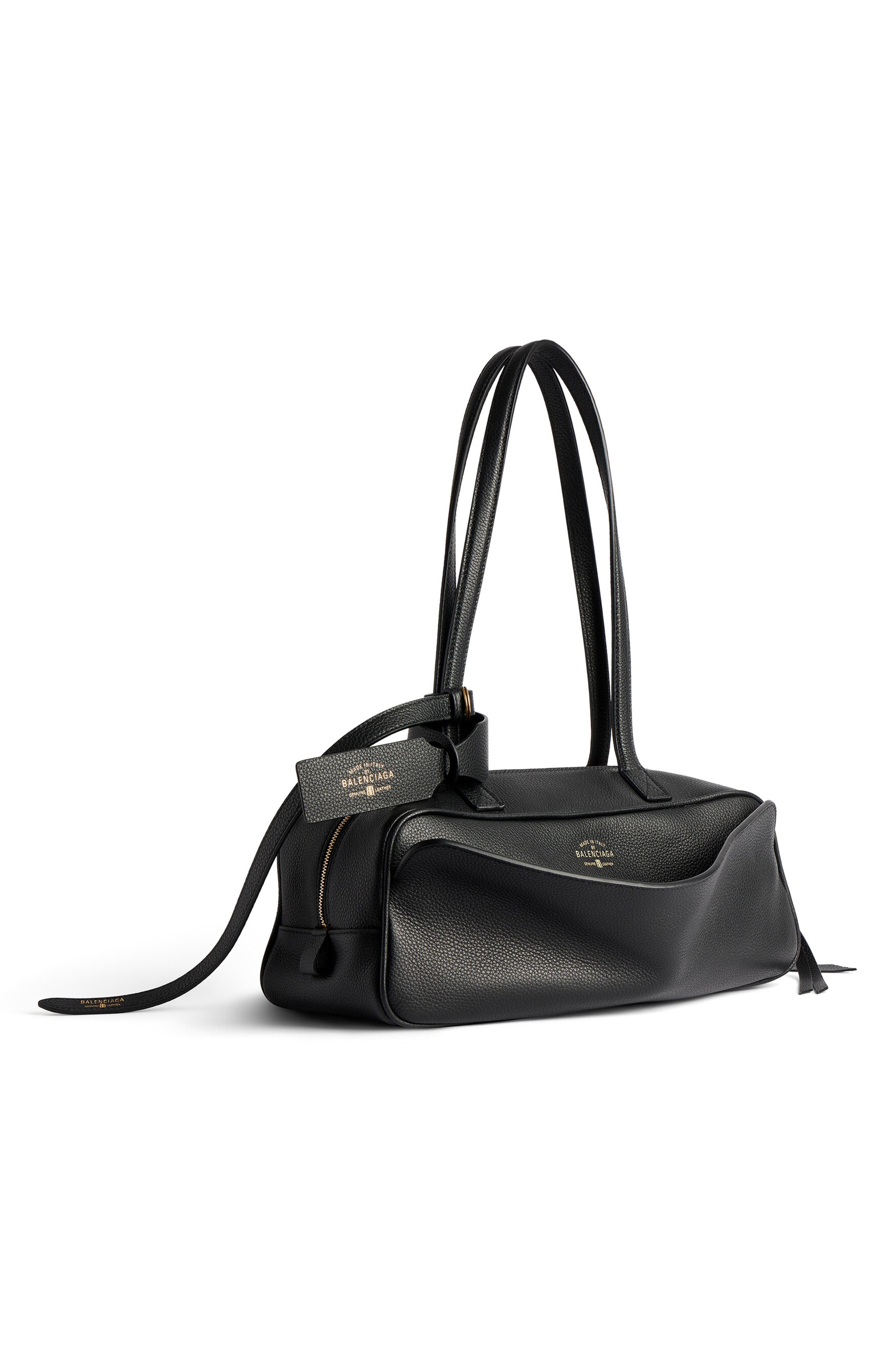Balenciaga Small Bowling Leather Satchel in Black at Nordstrom - 5