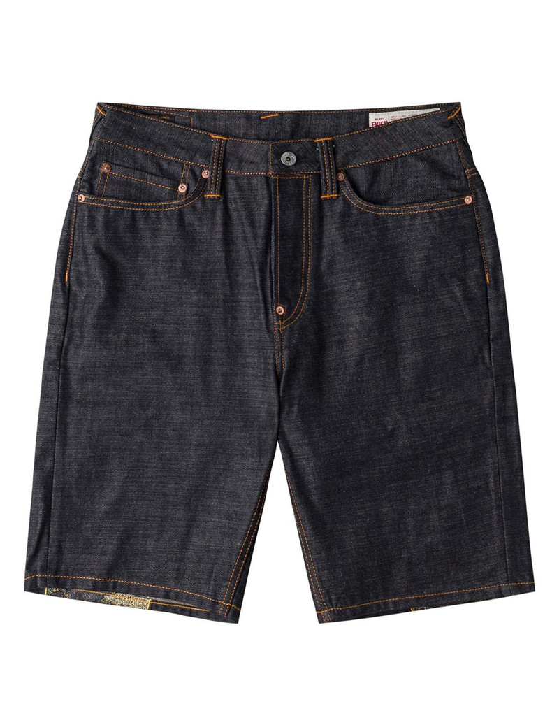 EVISU Daicock Brocade Denim Shorts outlook