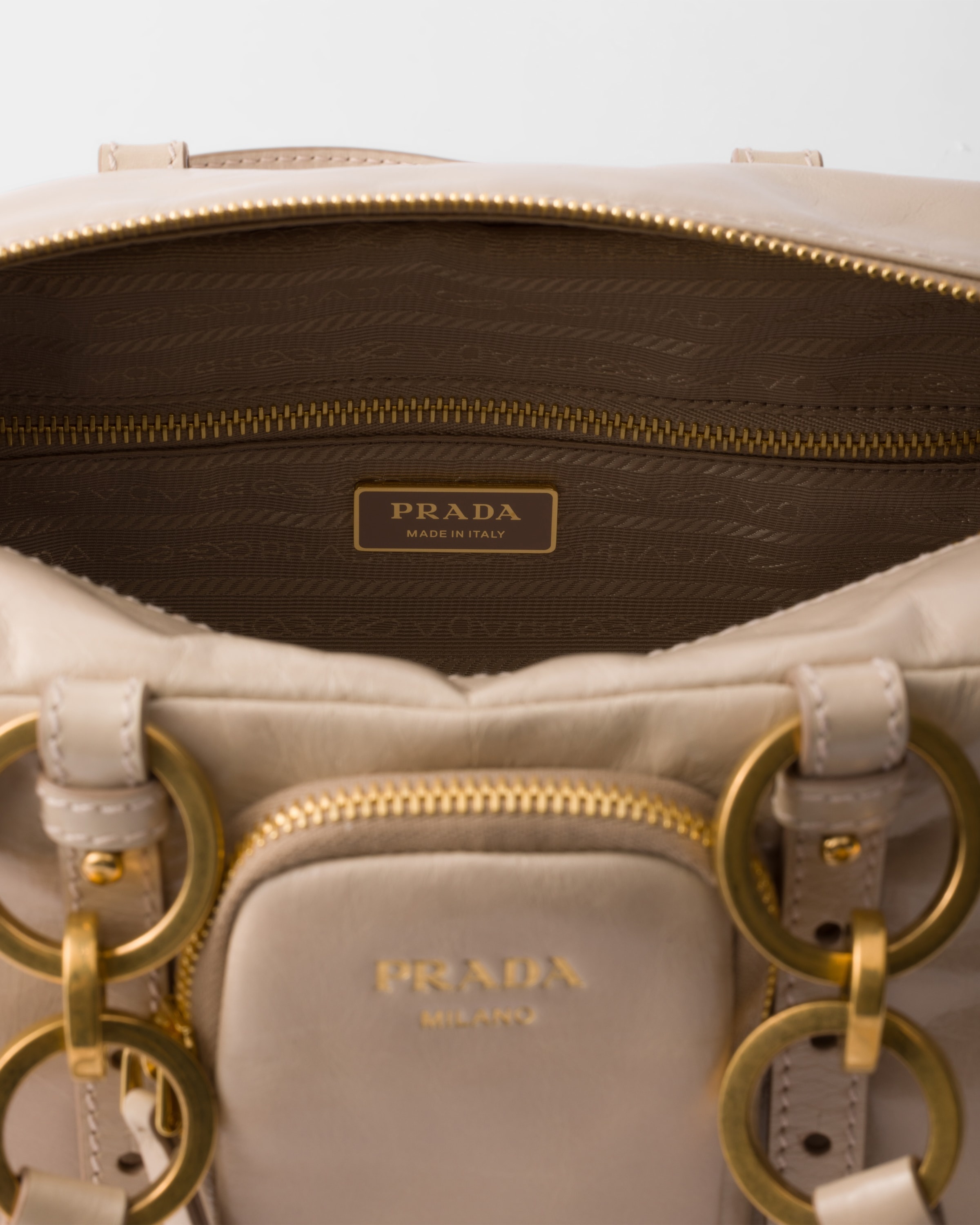 Prada Dangle medium leather top-handle bag - 4