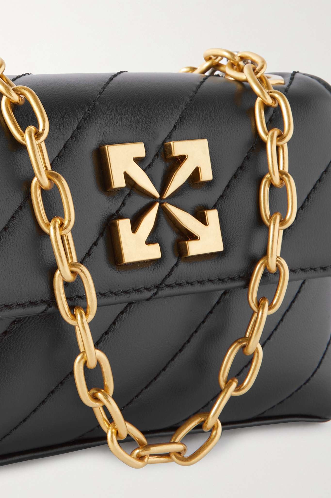 Arrows quilted crossbody bag - 7