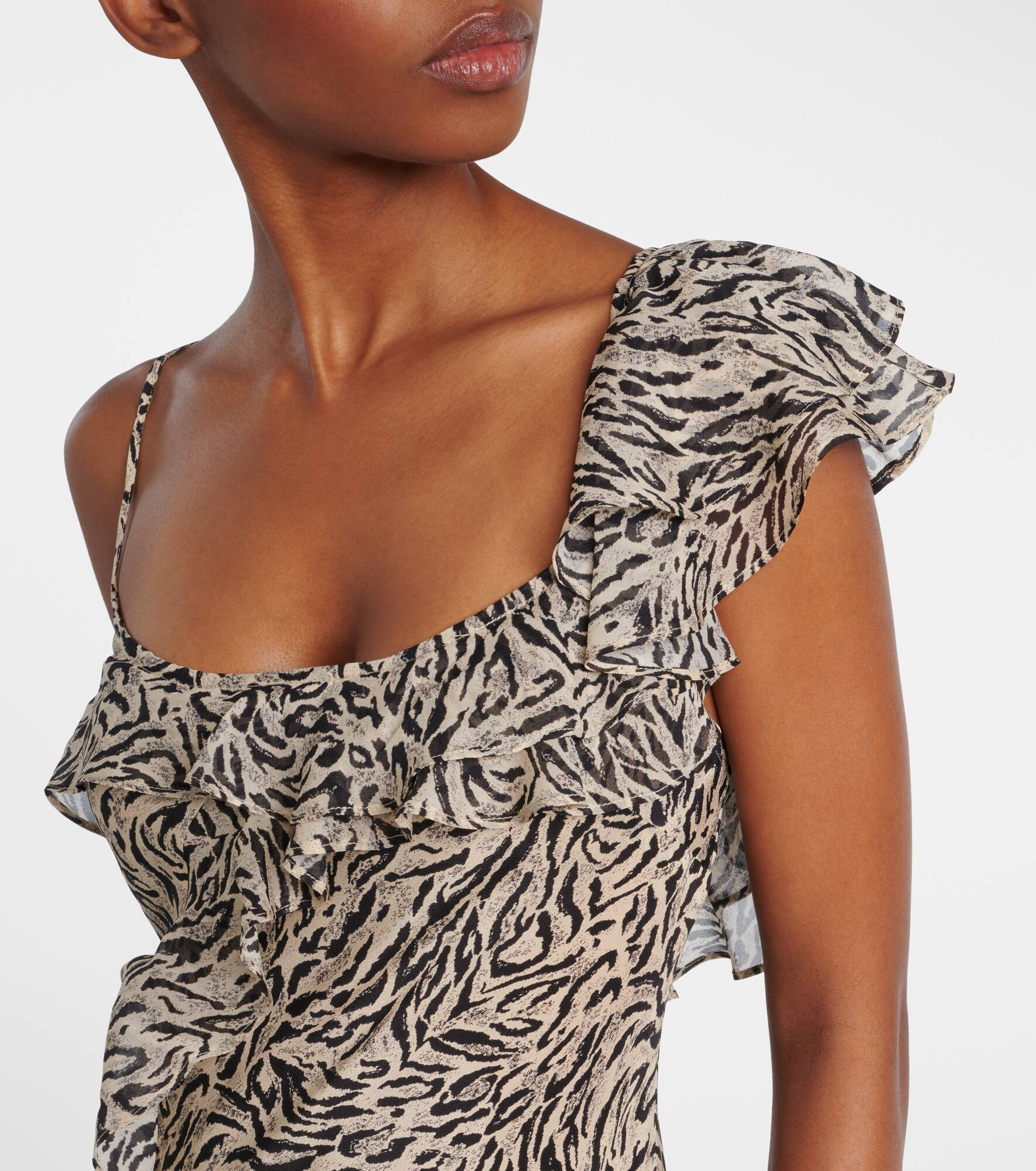 Ester silk crêpe de chine maxi dress - 4