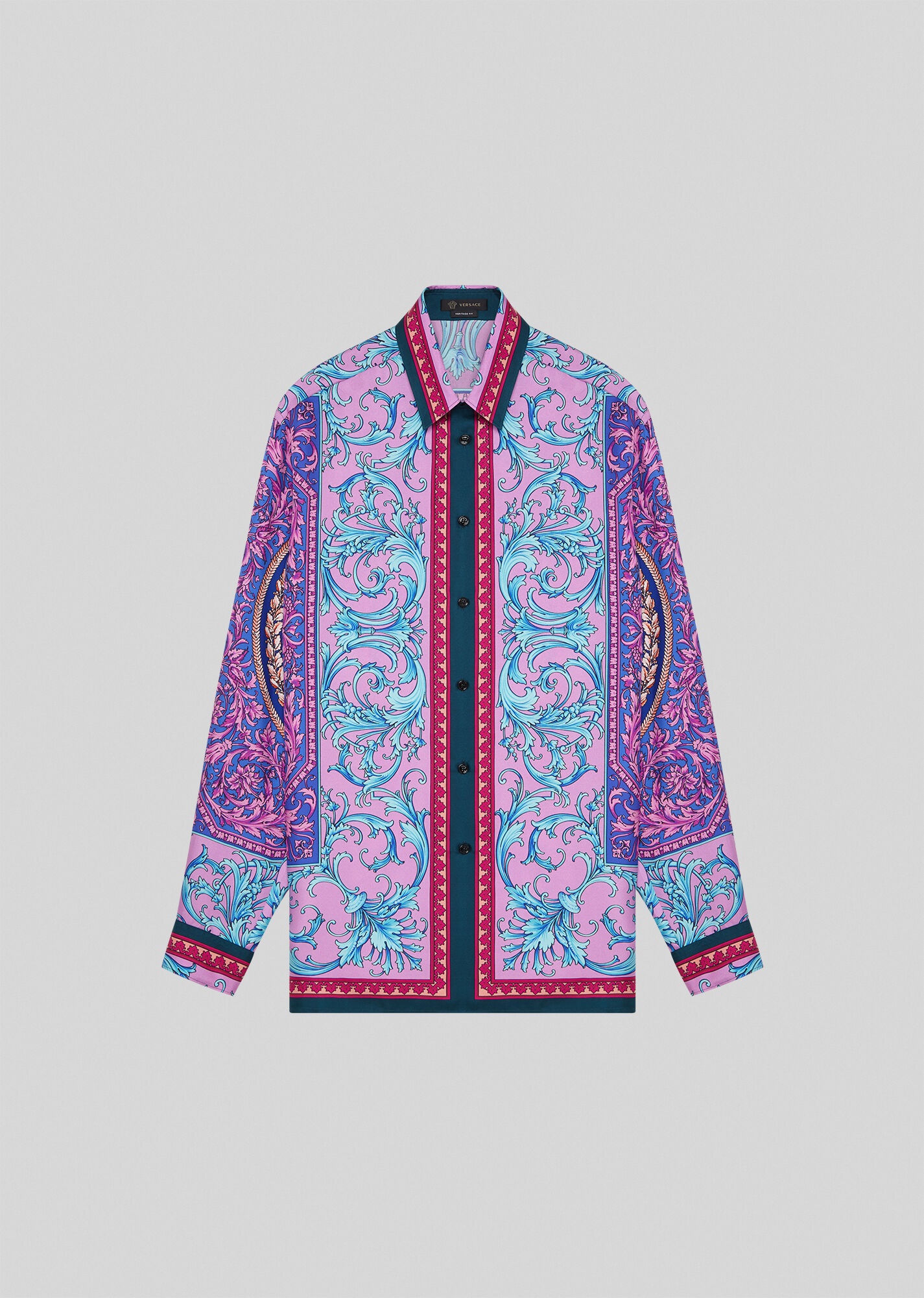 Le Pop Classique Print Silk Twill Shirt - 1