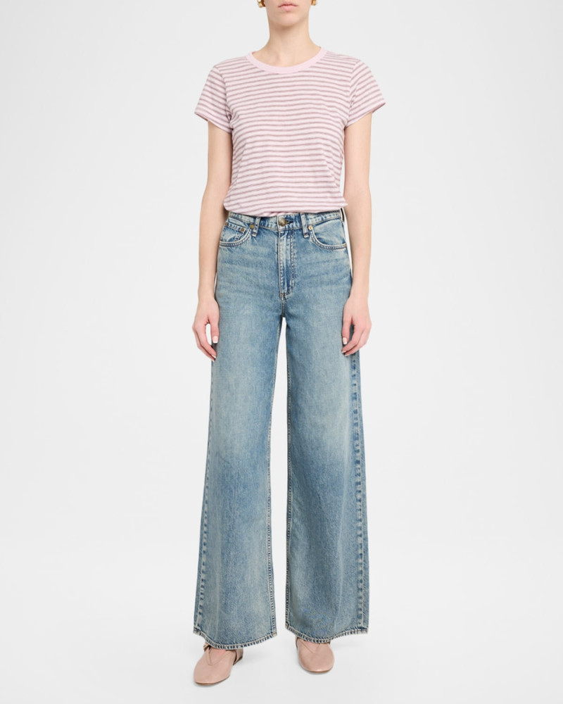 rag & bone The Slub Striped Tee outlook